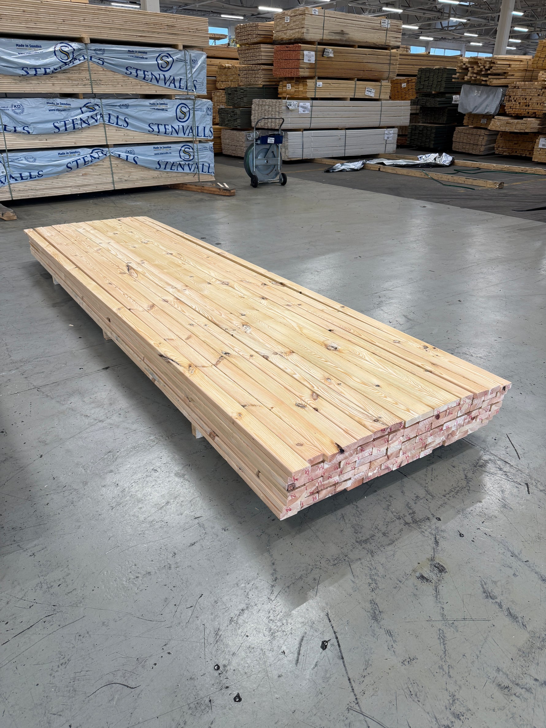 Parti Glespanel 28x70 mm – 3,90 m Furu 105 st
