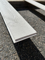 Parti Finsågad Slätspont 15x120mm 3,60m- 9 paket Furu Vit Grundmålad