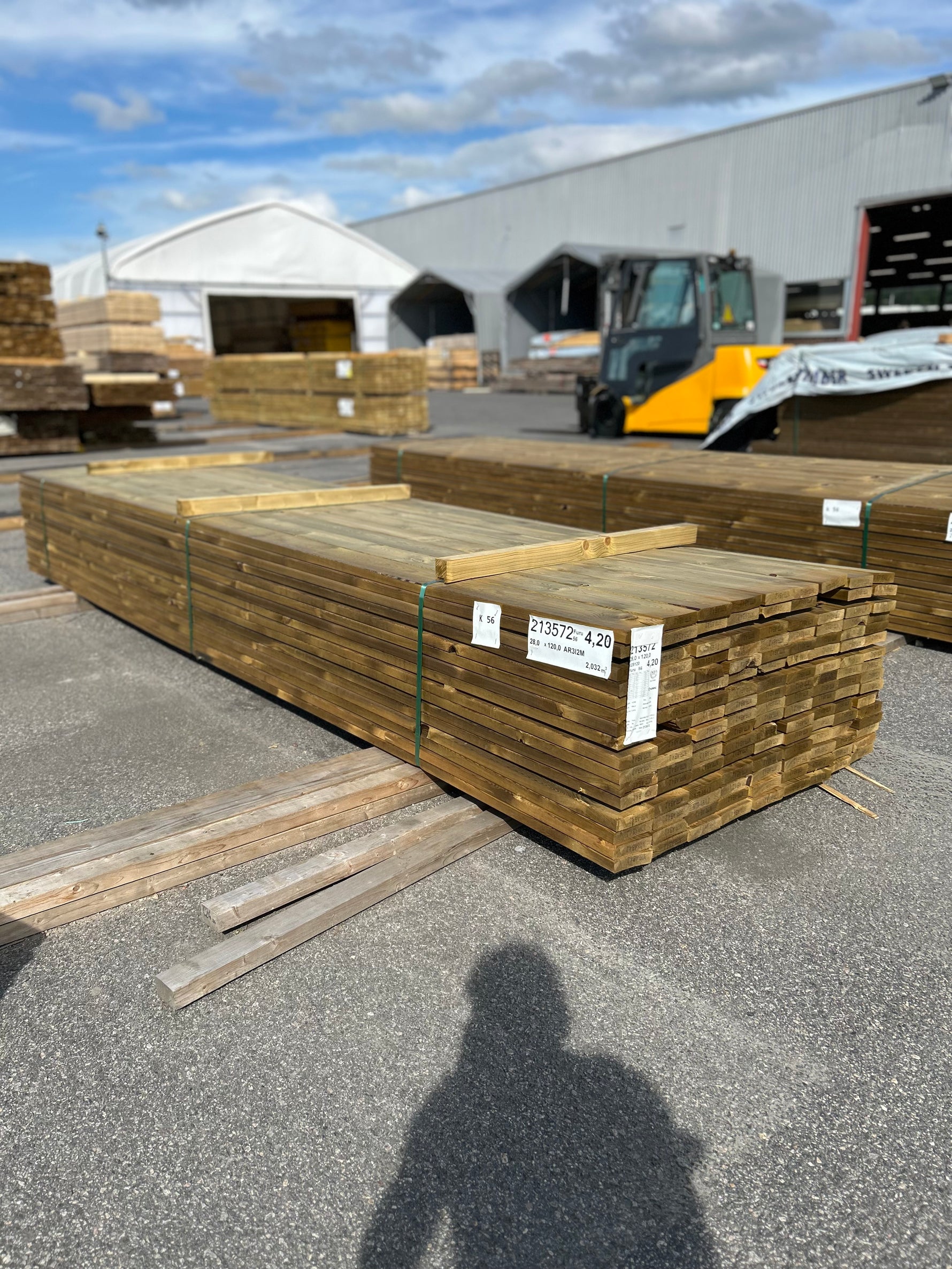 Paket Trall Furu 28x120mm 4,20m 144st Impregnerad B-kvalitet