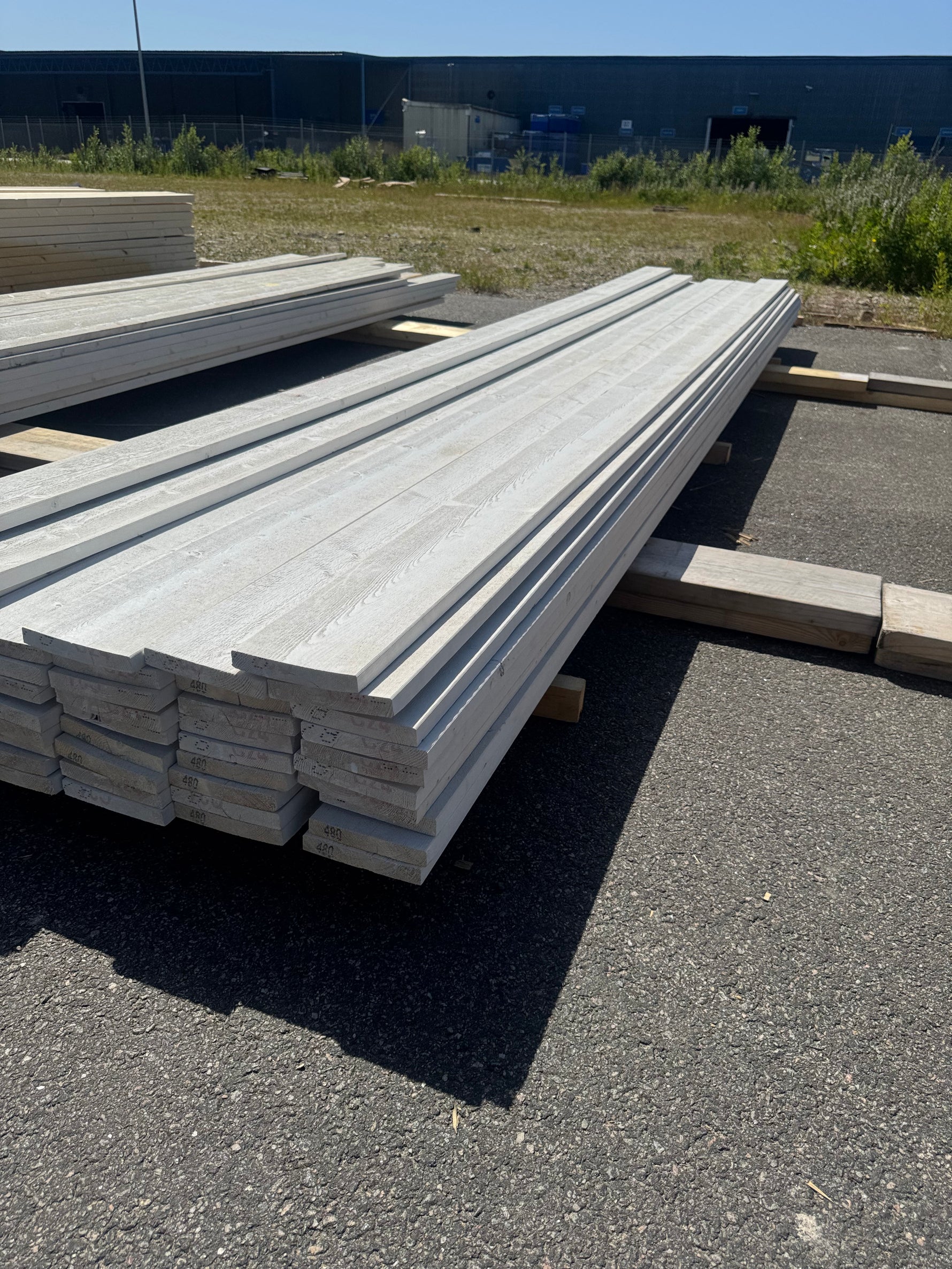 Paket Finsågade Klädselbrädor 22x145 mm, 55 st 4,80 m
