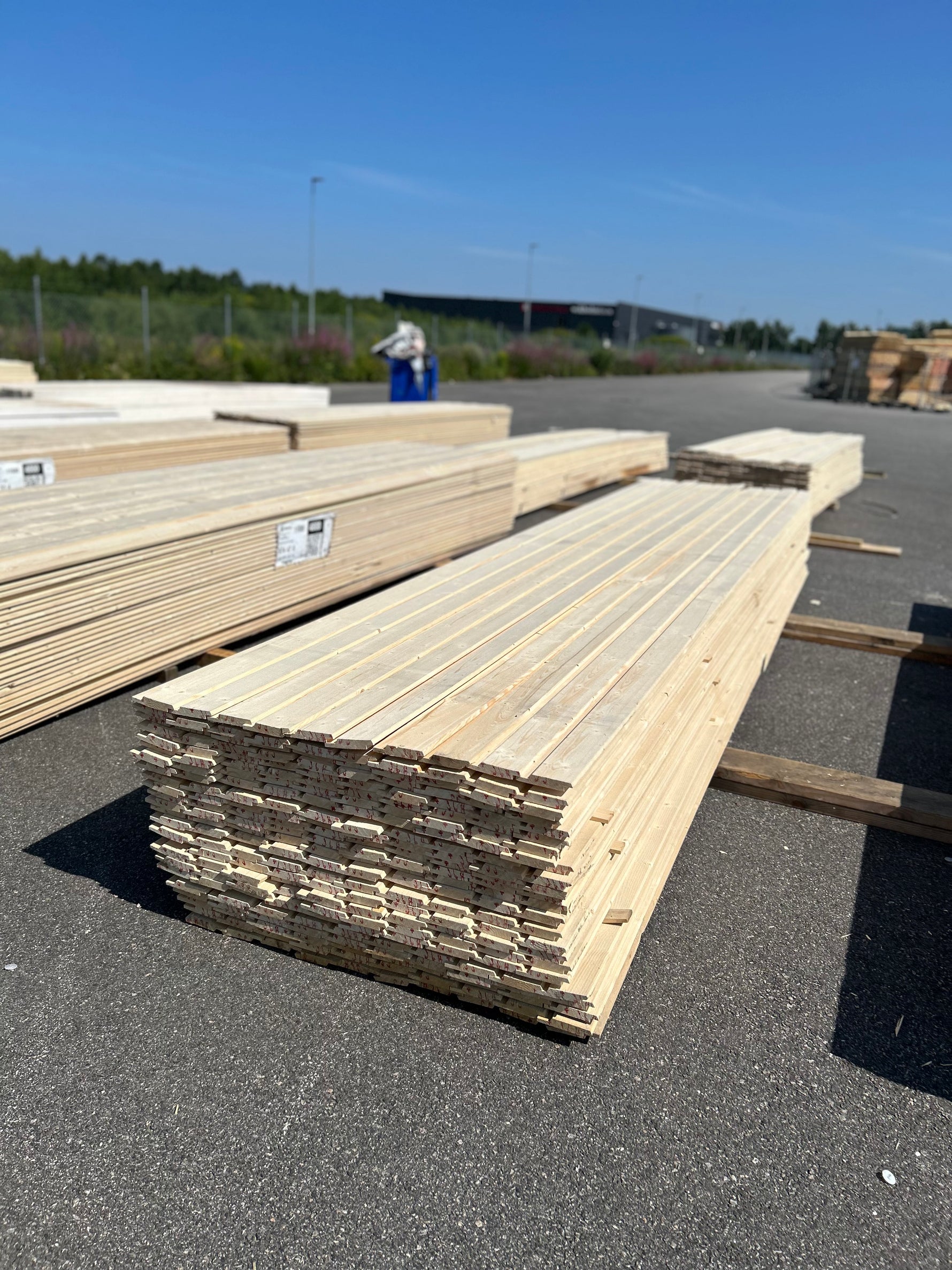 Paket Dubbelfasspont 22x120mm 4.80m 240st Obehandlade