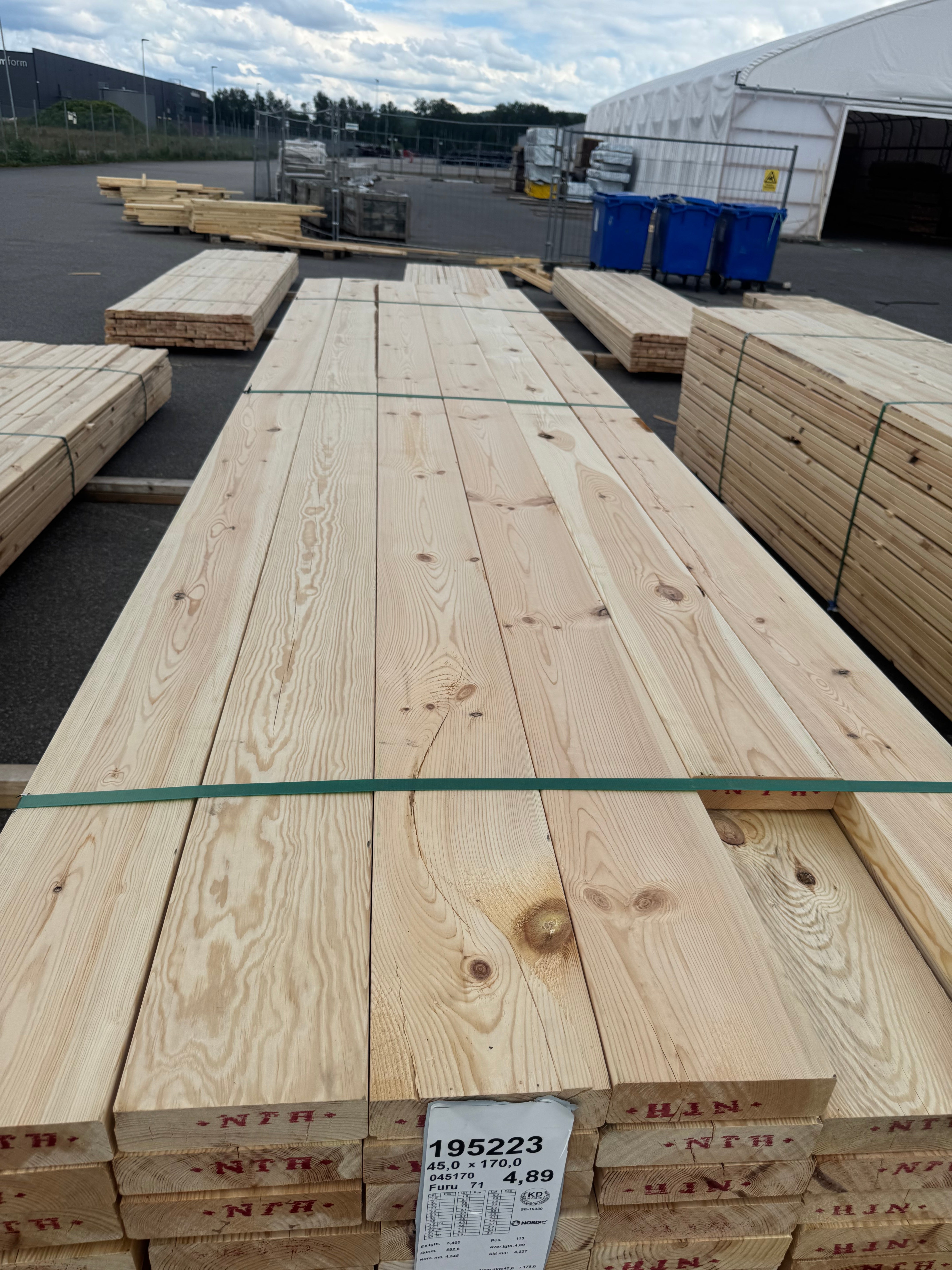 Paket Reglar 45x170 – 113 st (furu)