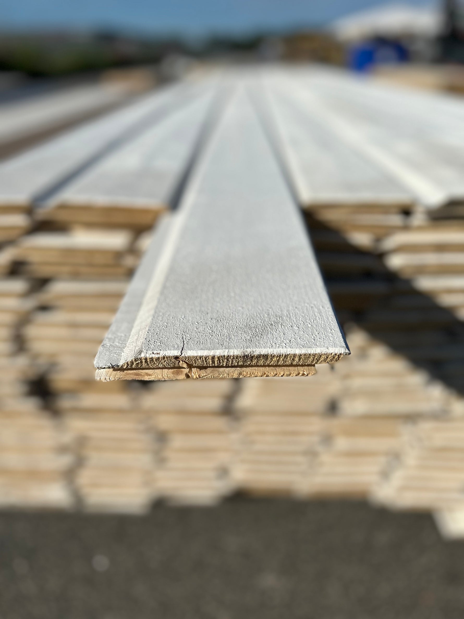 Paket Ytterpanel Dubbelfasspont 22x145mm, 208st 4.80m Grundmålad