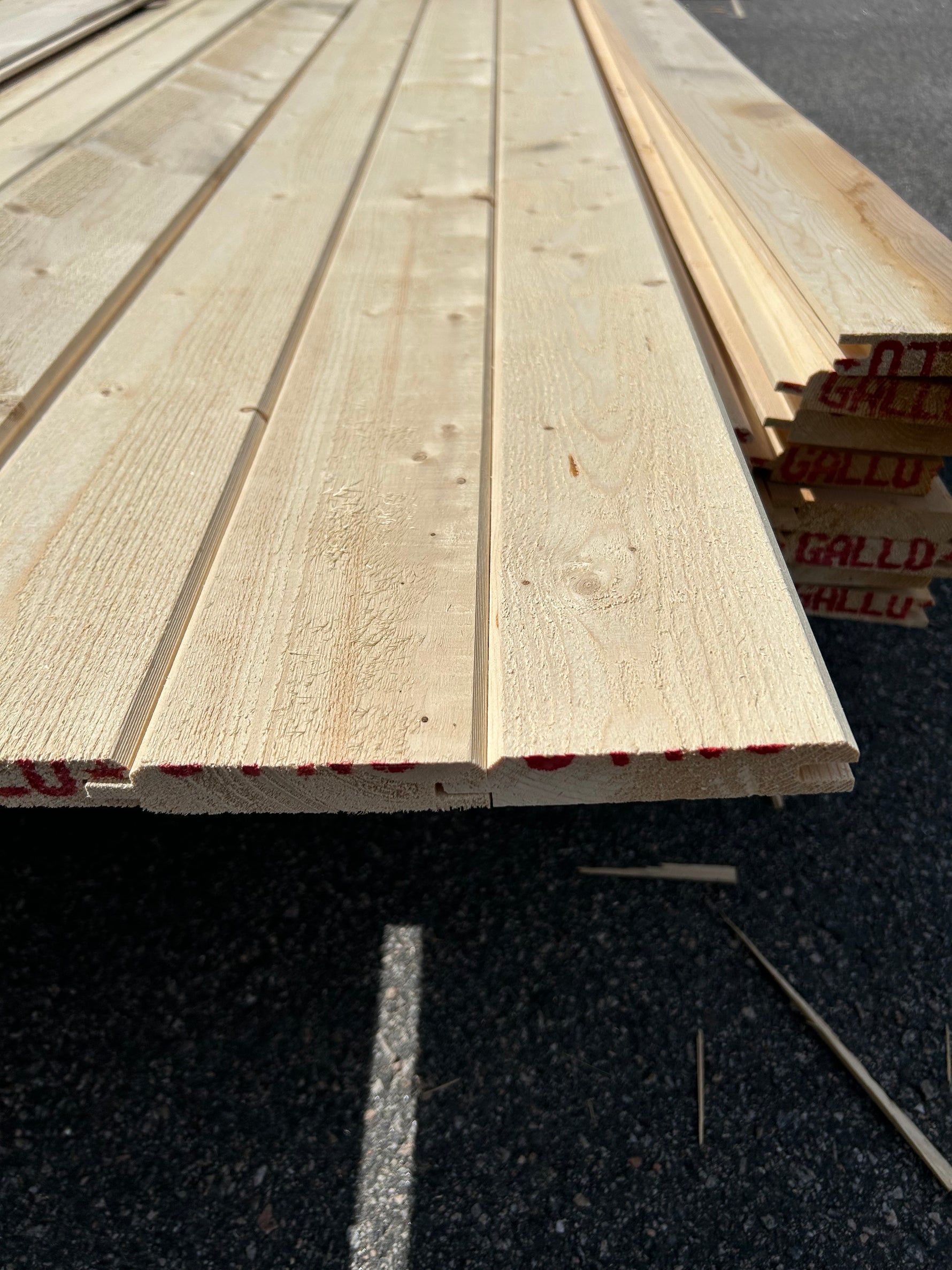 Paket Dubbelfas Halvspont 22x120mm 4,20m 76st Obehandlad