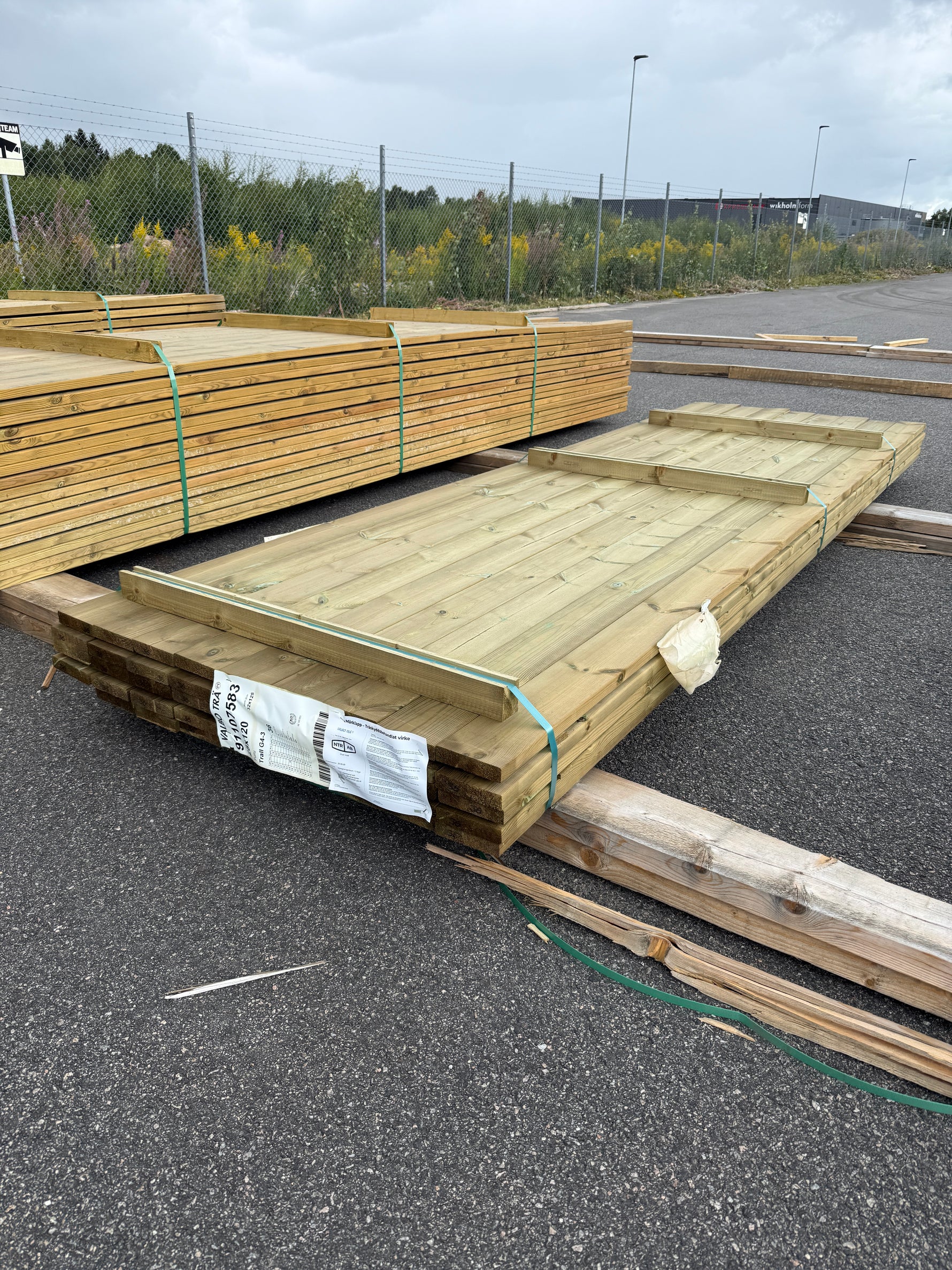 Paket Tryckimpregnerad Trall 28×120 mm, 45st 3,60 m (G4-3)