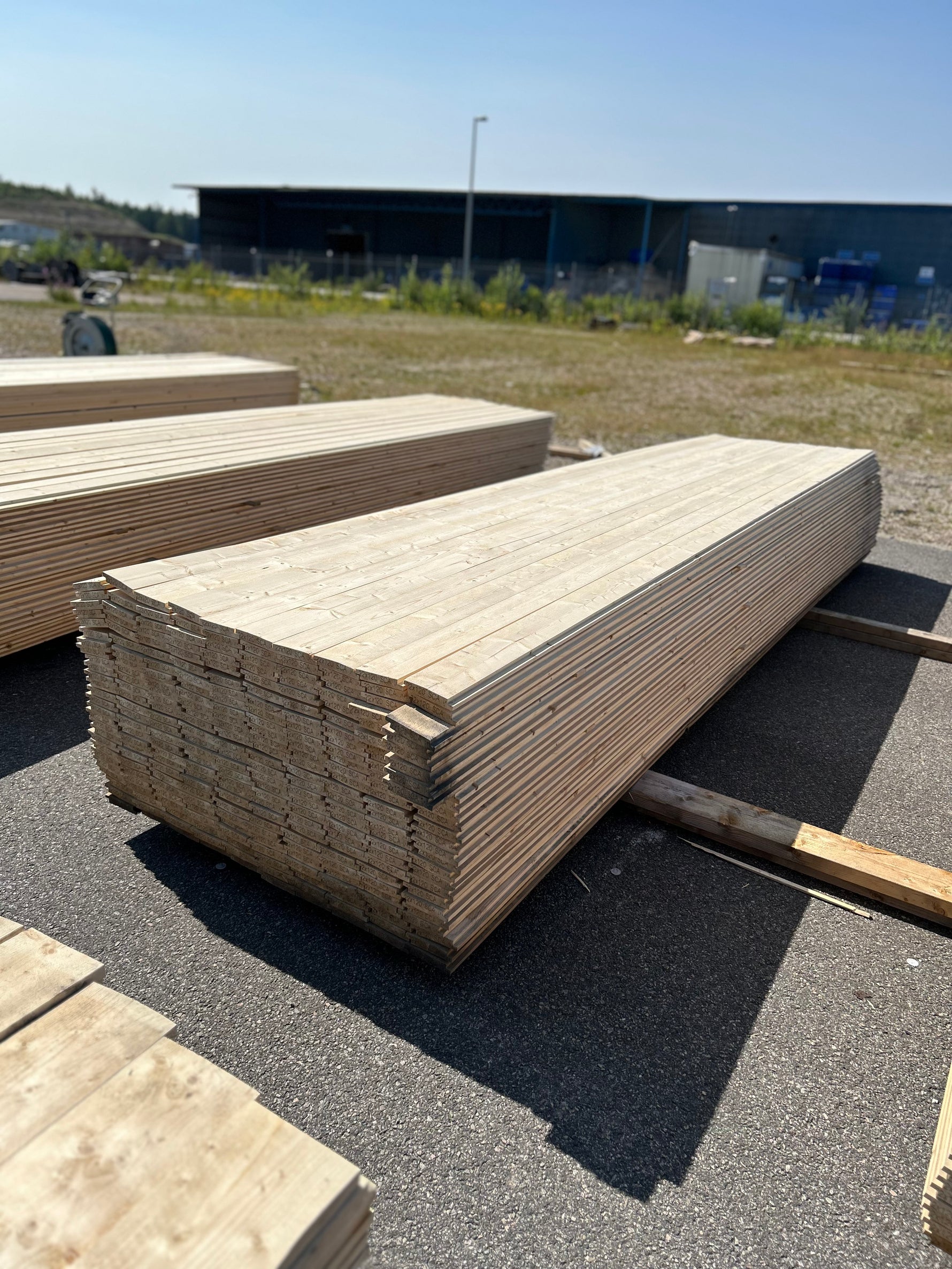 Paket Ytterpanel 22x120mm 4.80m 260st- Obehandlade