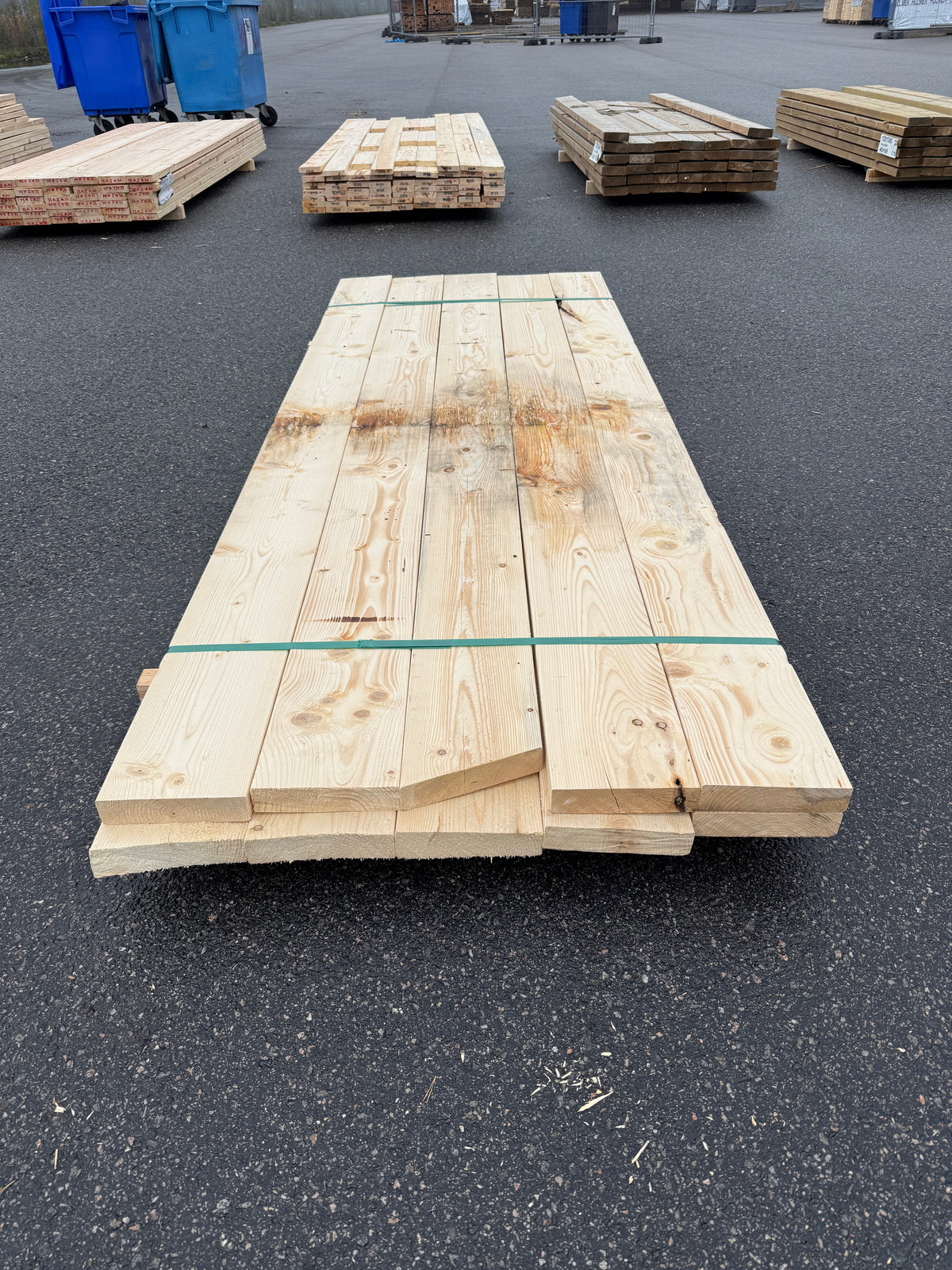Paket Reglar 45x195mm Gran 2,70m – 10st (Fuktskada)