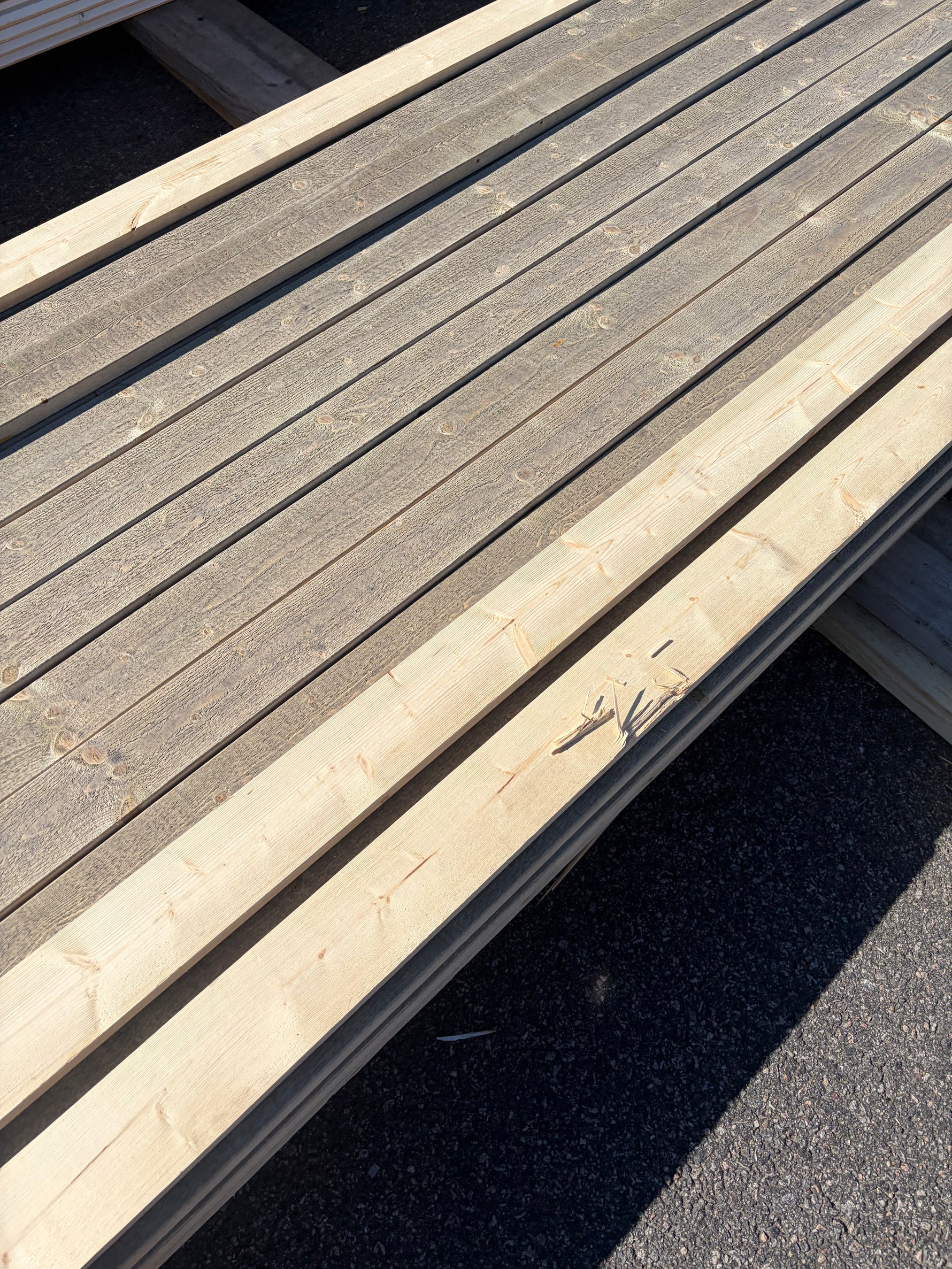 Paket Finsågade Brädor 22x95mm, 70st 4.80m- Lasyr