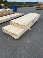 Paket Finsågade Brädor 22x120 mm – 3,00–3,60 m (Andra sortering)