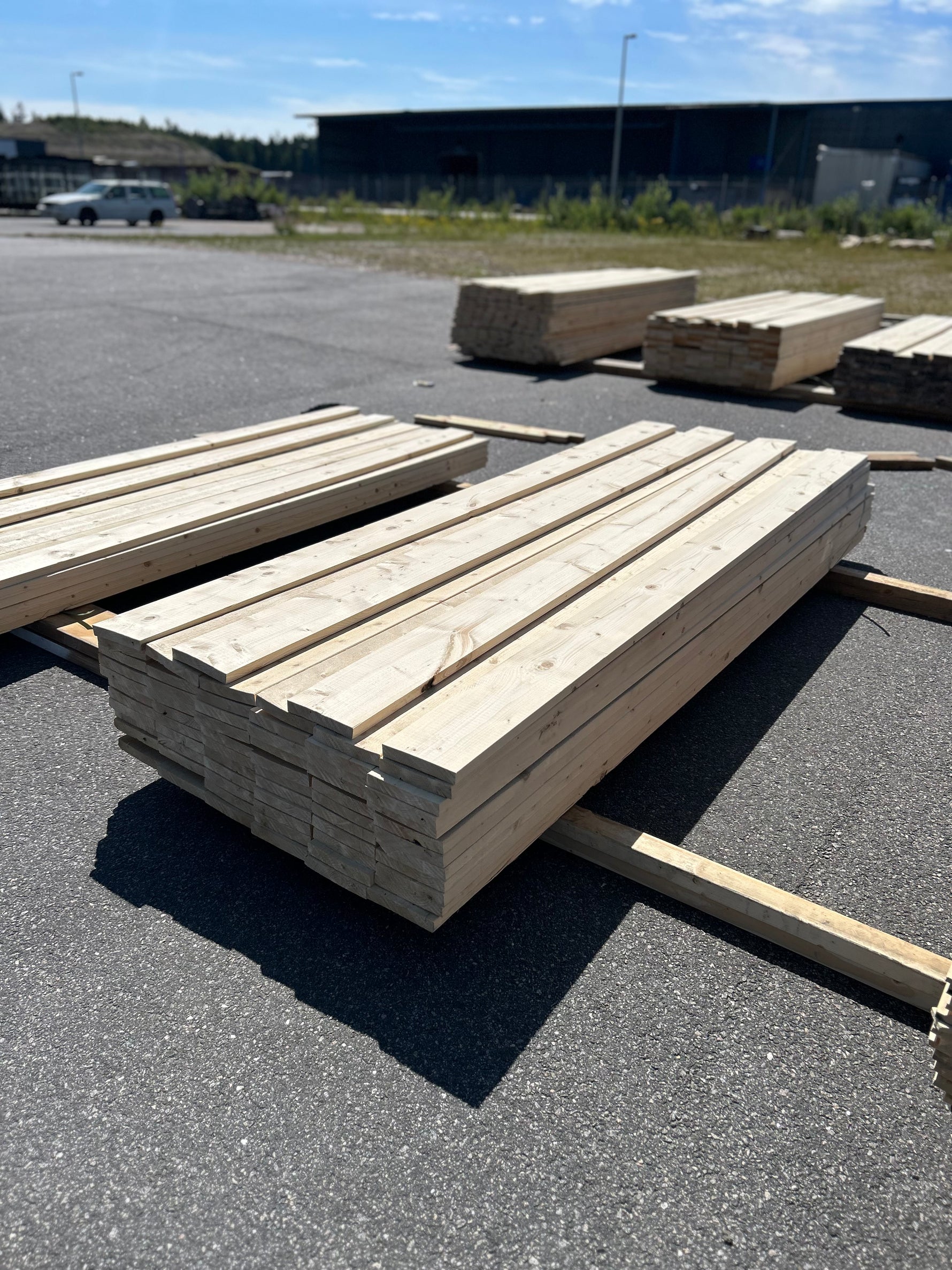 Paket Finsågade Brädor 28x170mm 3.0m 70st Obehandlade