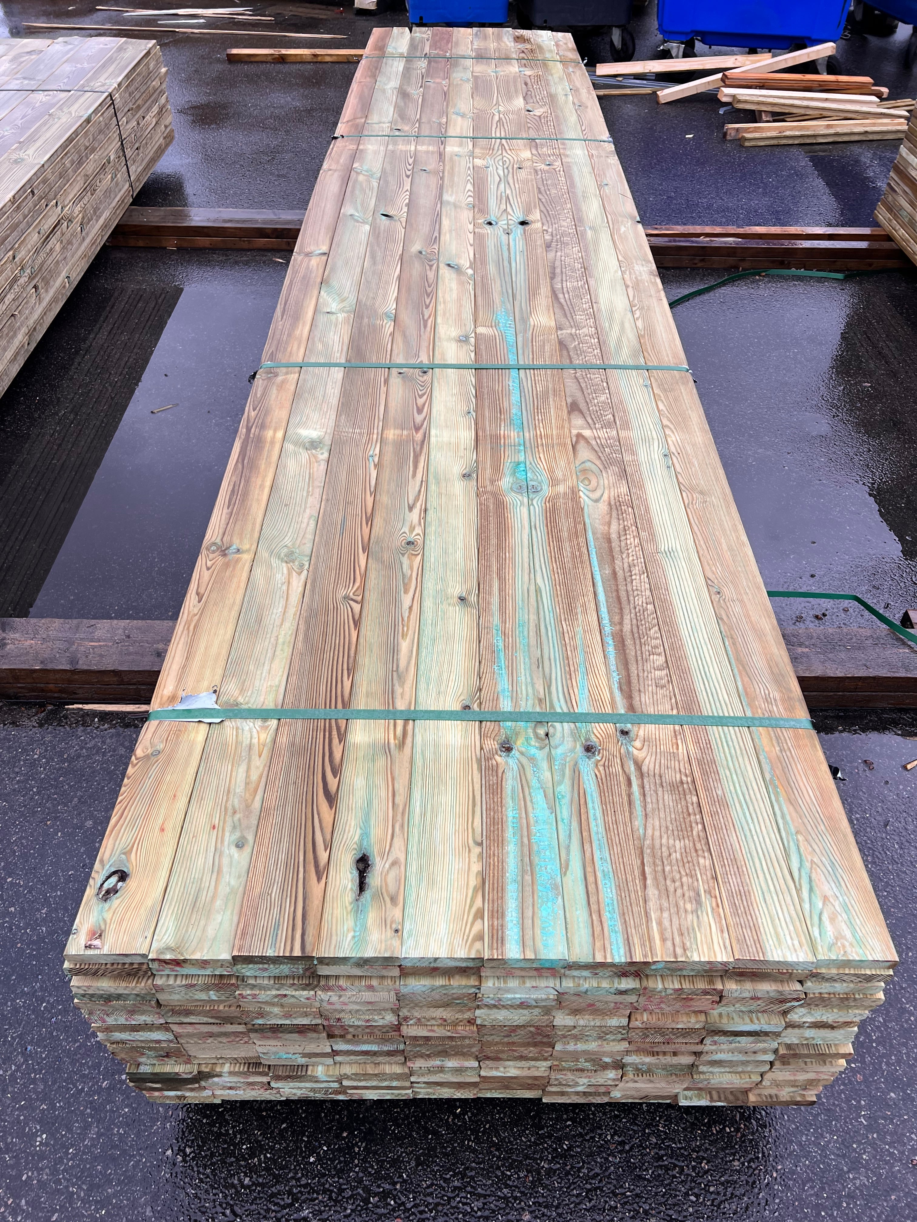 Paket Trall Tryckimpregnerad 22x95mm – 200 st 4.80m B-sort