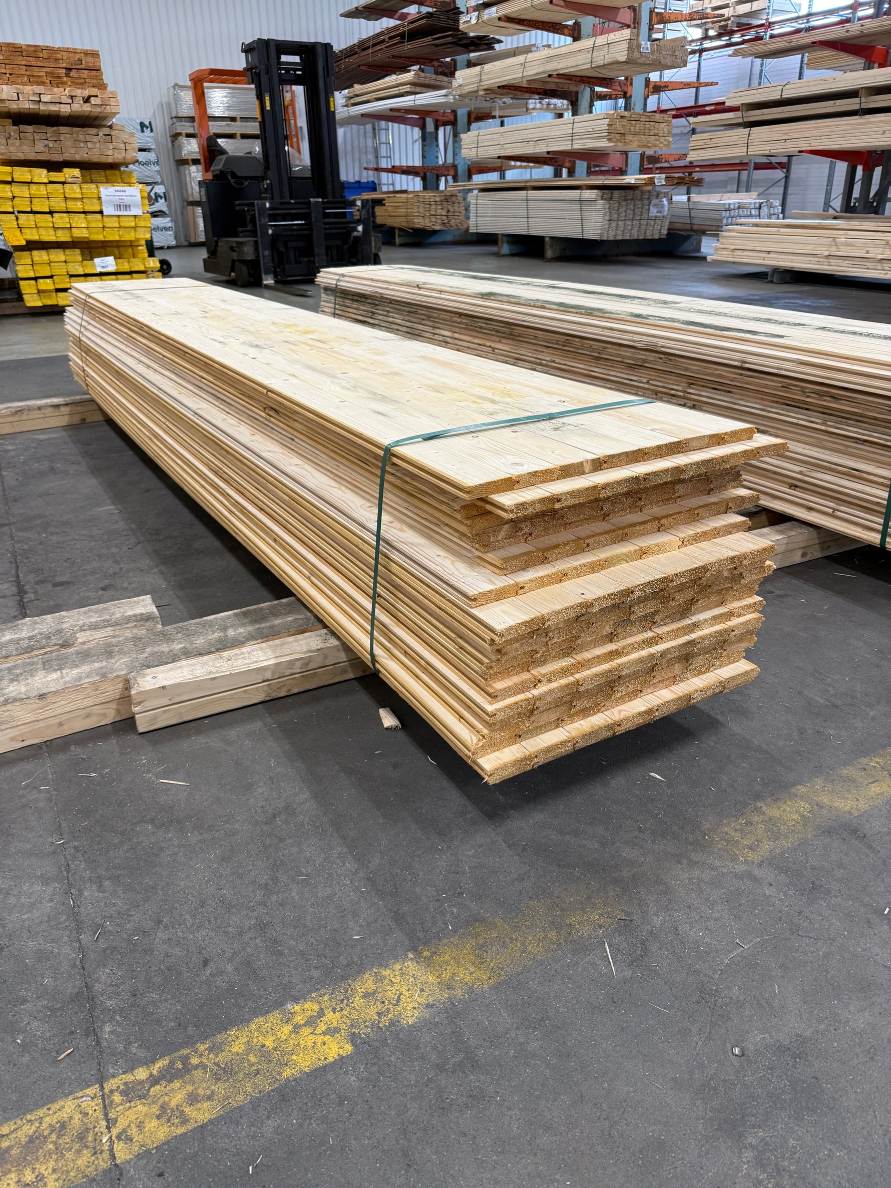 Parti Råspontluckor 20x540x3600mm 20st (Fuktskadad)