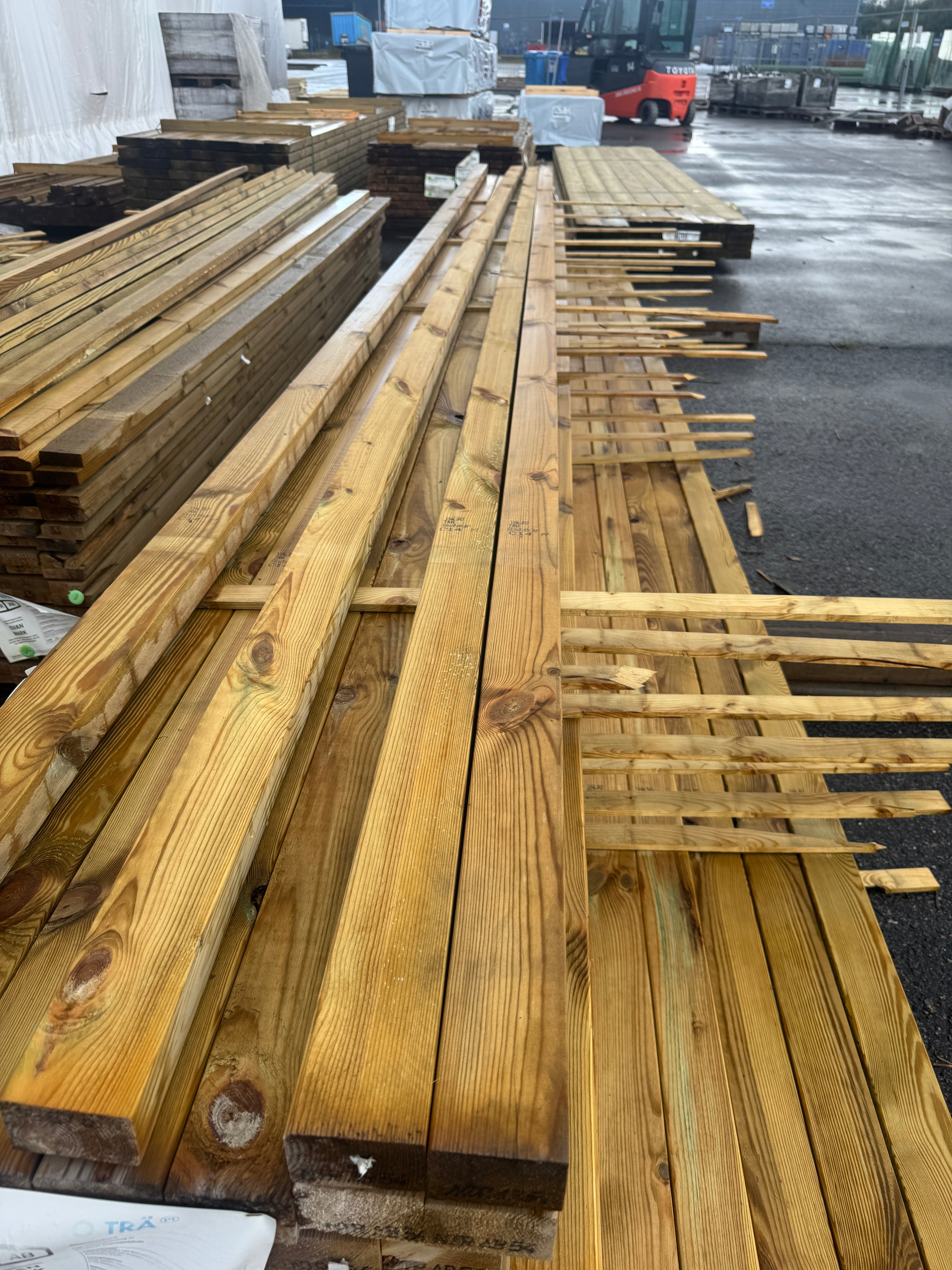 Regel 45x70 – (5.40 m) – Tryckimpregnerad Furu