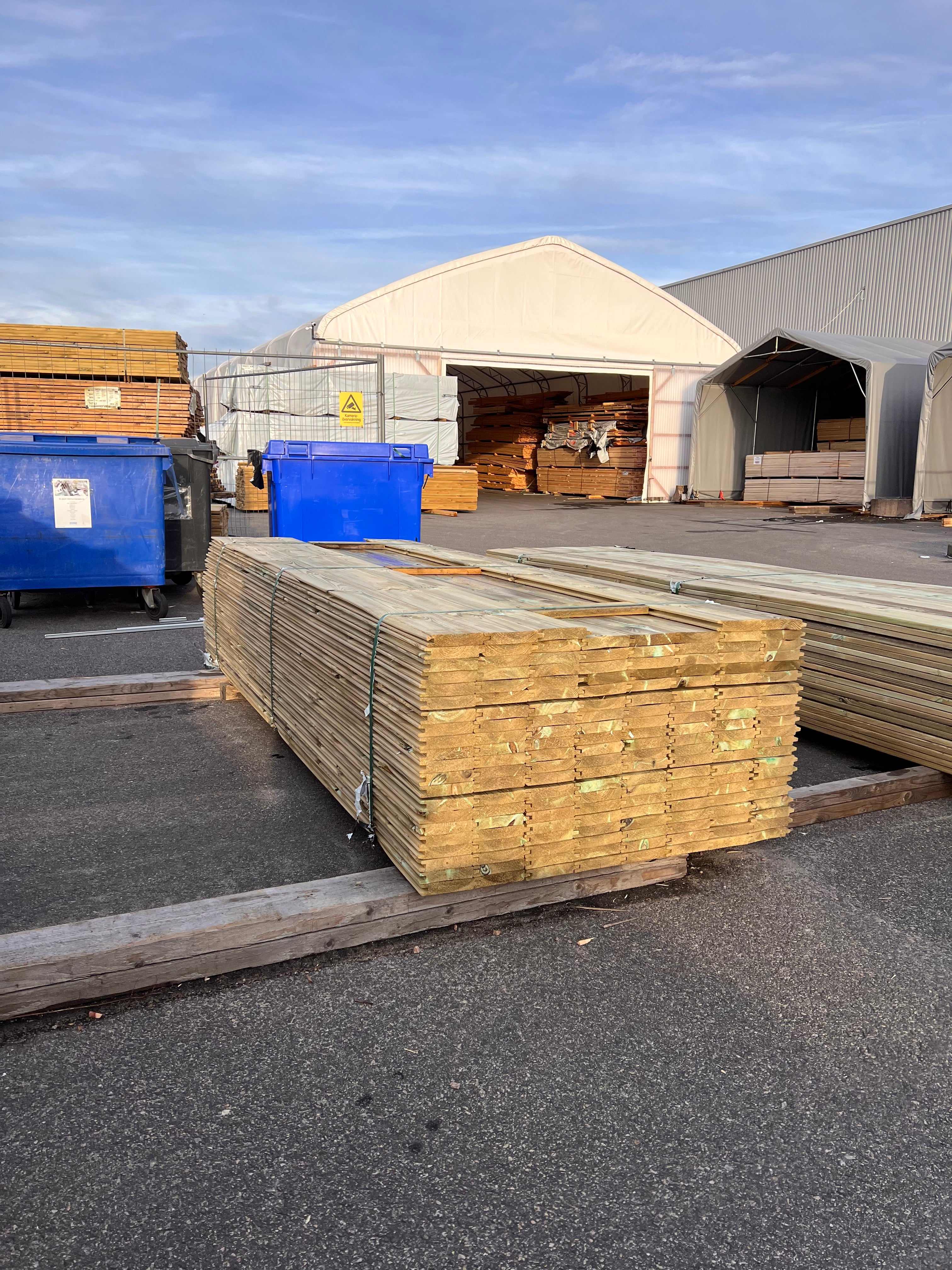 Paket Spontad Panel Tryckimpregnerad 27x145mm – 165 st (3,0 m, Furu, B-sortering)