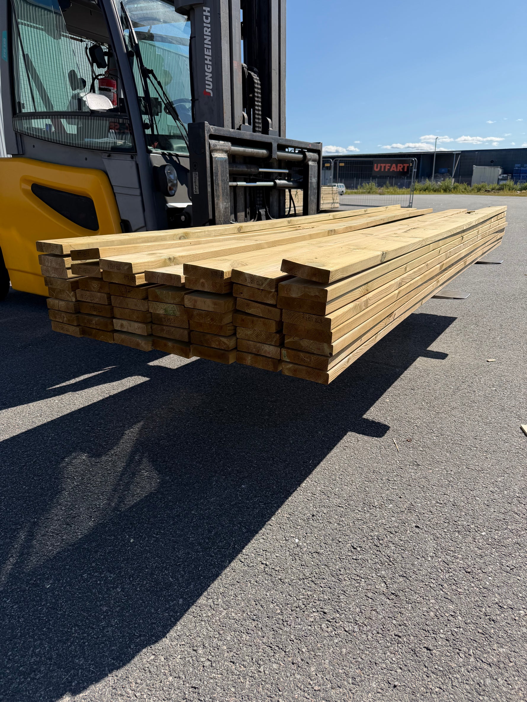 Paket Tryckimpregnerad Trall 34x145mm 3.60m, 50 st