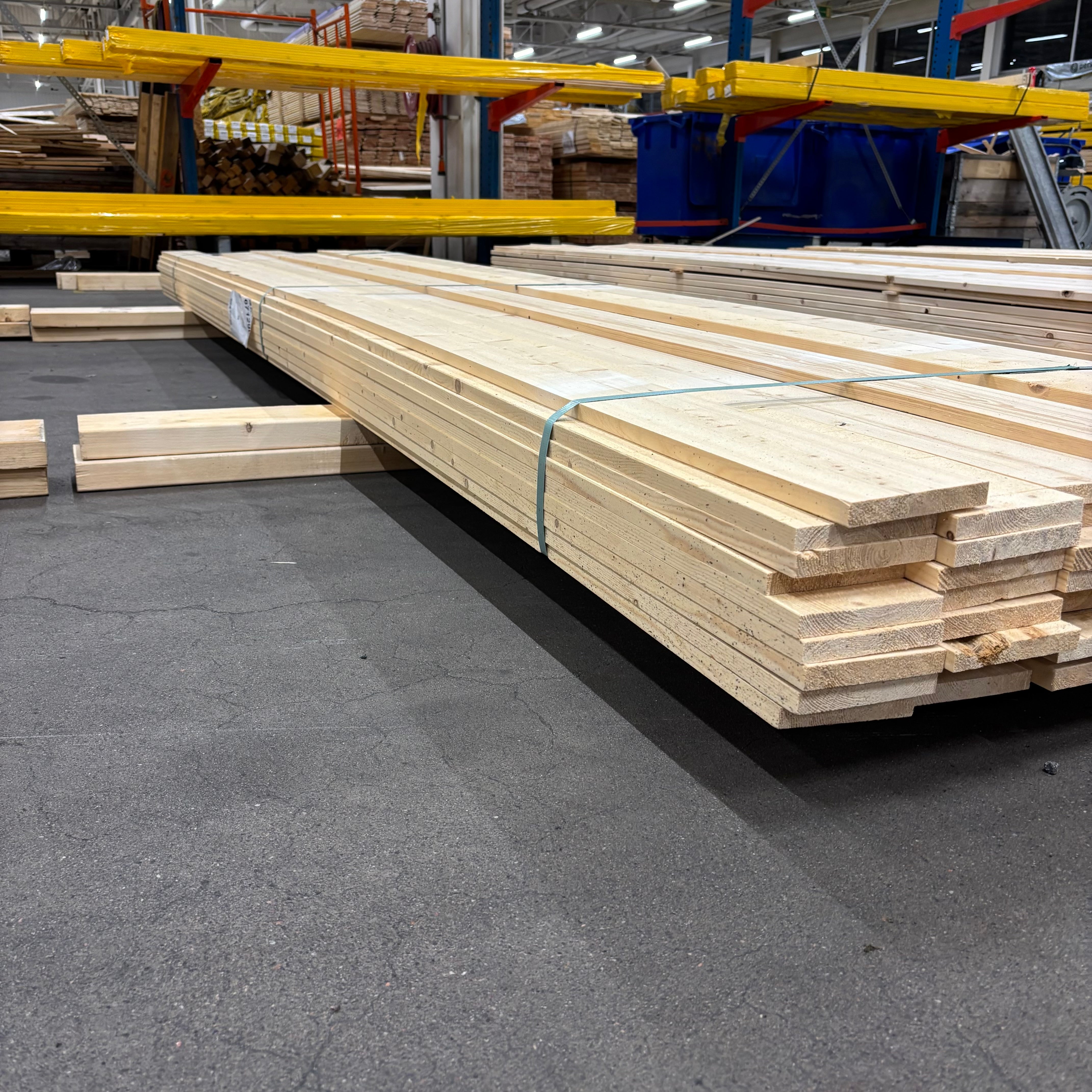 Paket Brädor 19x122 – 60 st (4,20 m, gran, obehandlad)