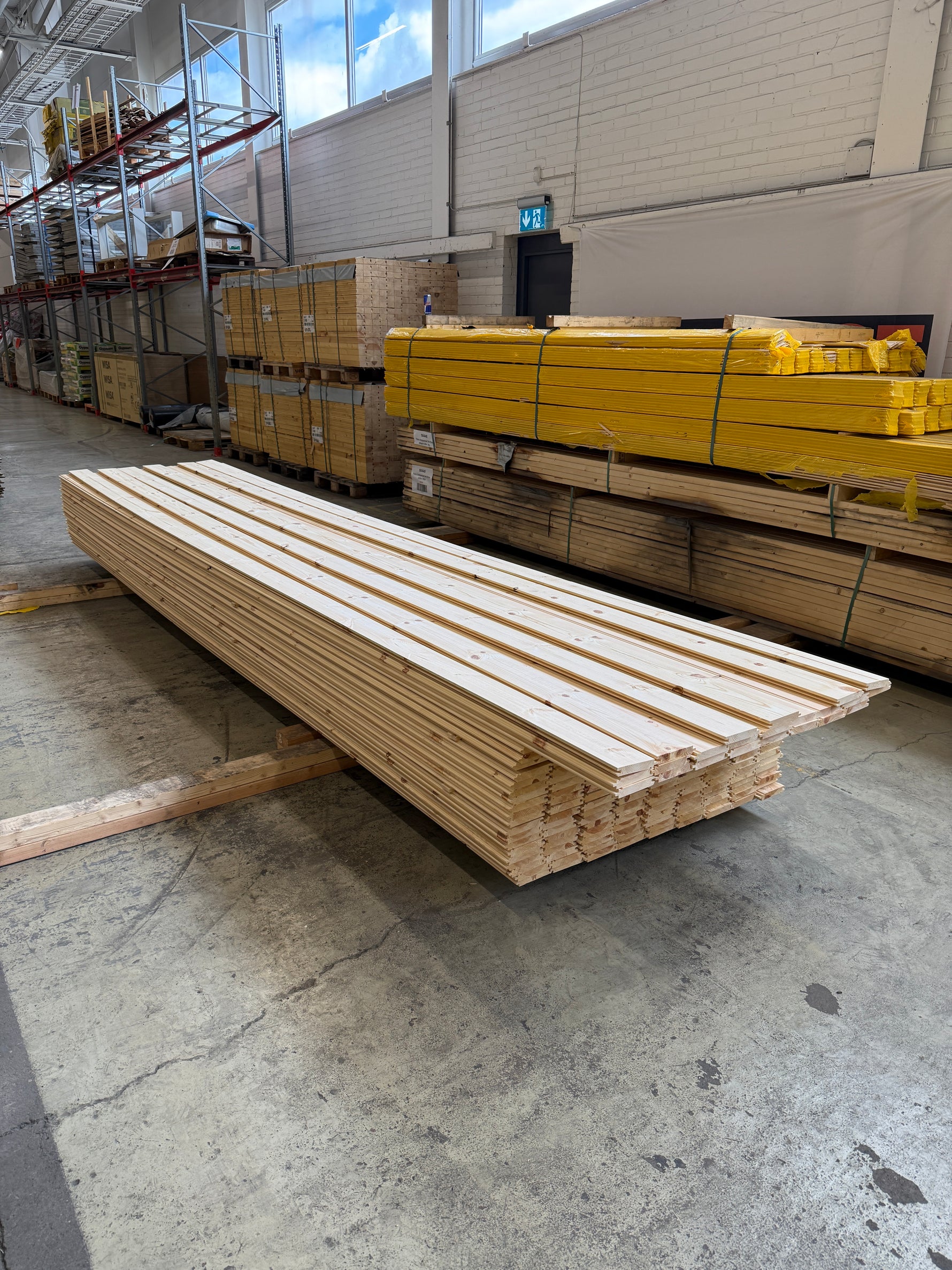 Paket Pärlspont 22x120mm Furu, 194st 4,50–4,80m (Sekunda)