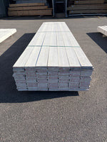 Paket Finsågad ytterpanel 22×145 mm 4,50 m – Vit Grundmålad, 126 st