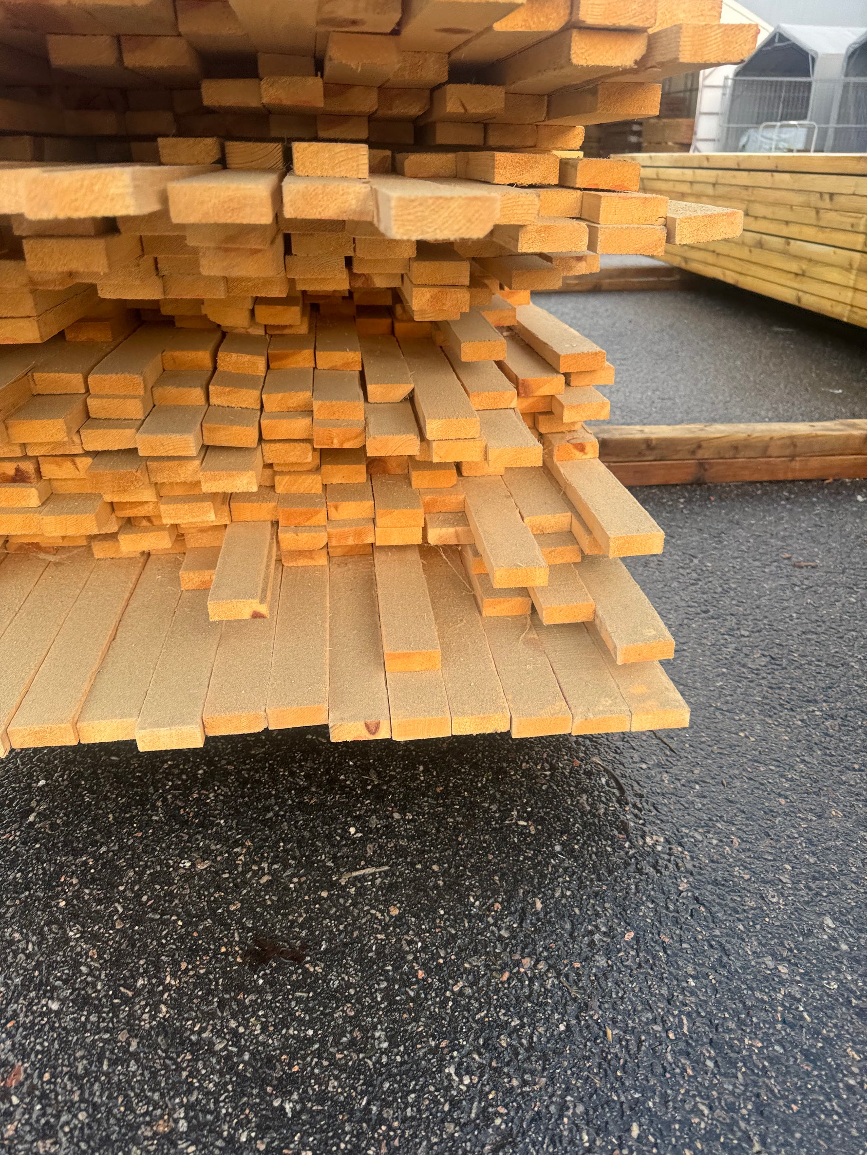 Paket Läkt 19x52 – ca 420 st (ohyvlade) - Spirec
