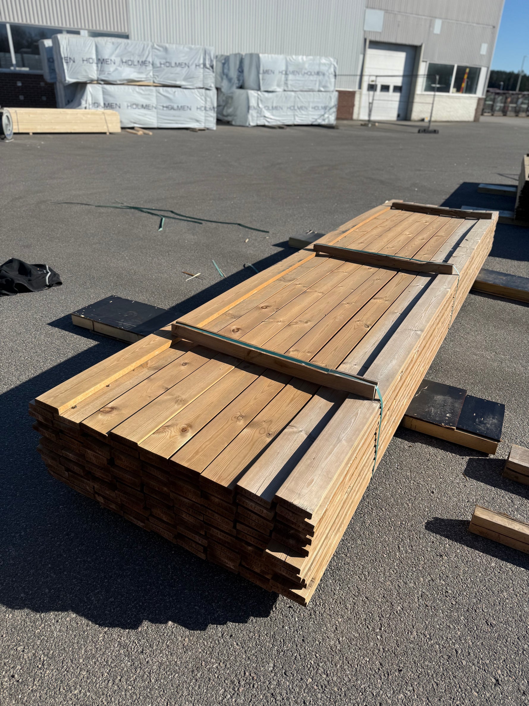 Paket Brunimpregnerad Trall 28x120mm, 108st 4,80m - Spirec