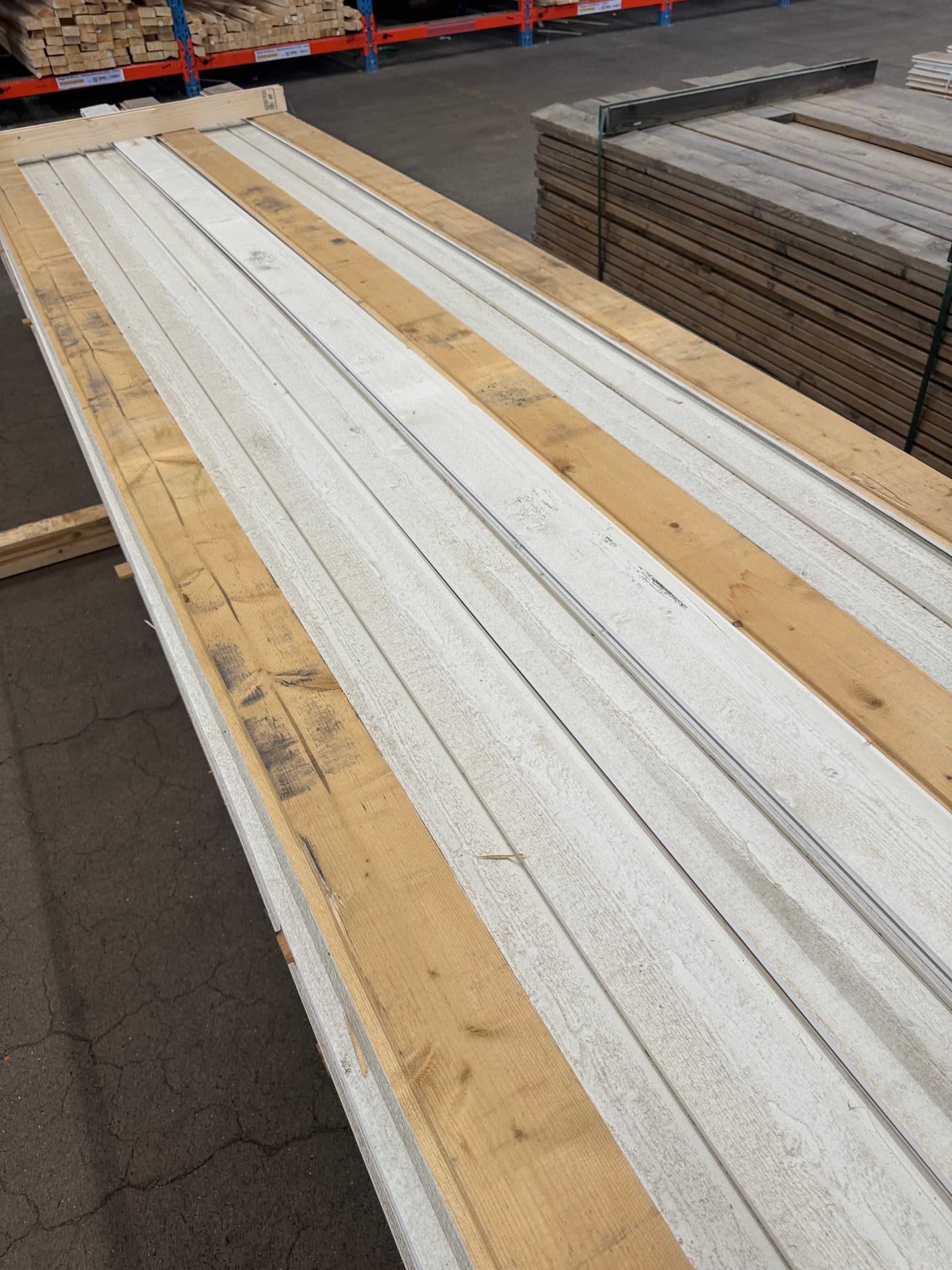 Paket Ytterpanel 22x120mm 5,385m – 220 st Vit
