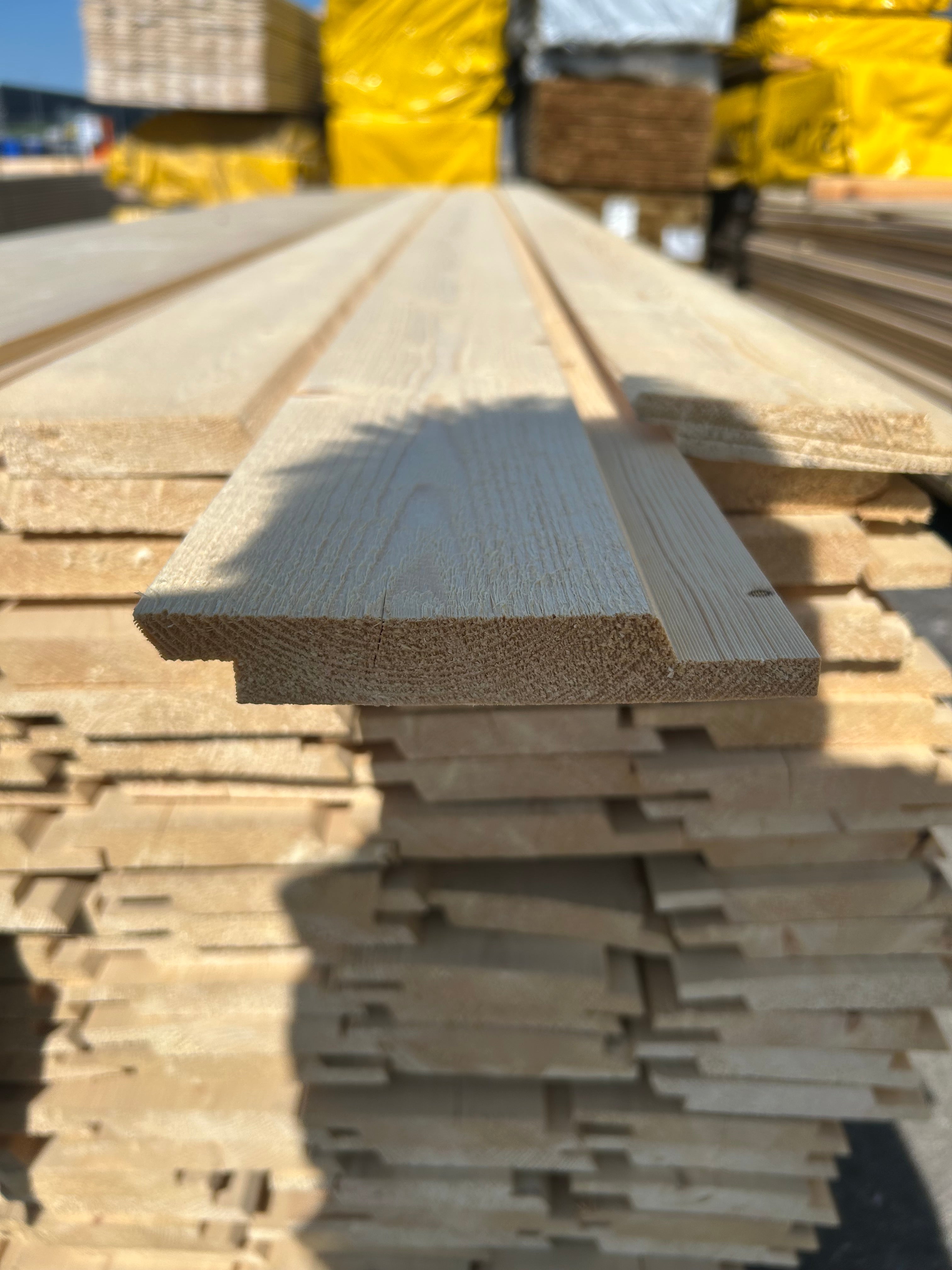 Paket Ytterpanel 22x145mm 3.60m 182st obehandlad