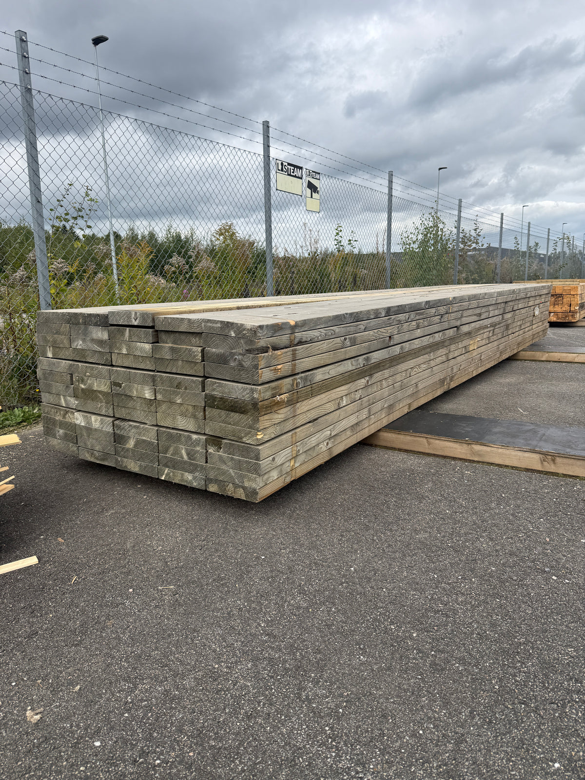 Paket Tryckimpregnerade Reglar 45x220mm 5,40m 60st Gran (Dålig impregnering)