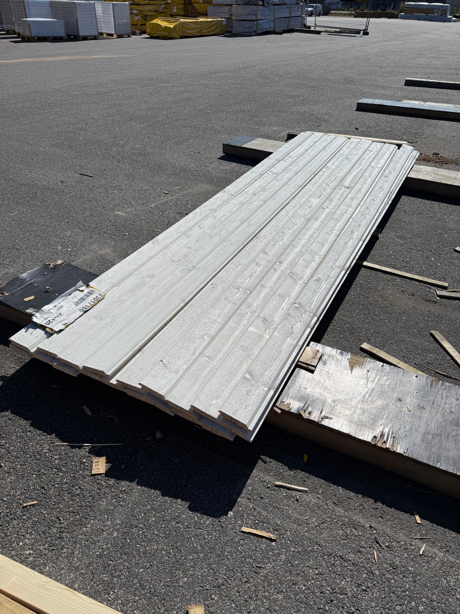 Paket Dubbelfas Fals 22x120mm 3,60m 19st- Mellanstruken