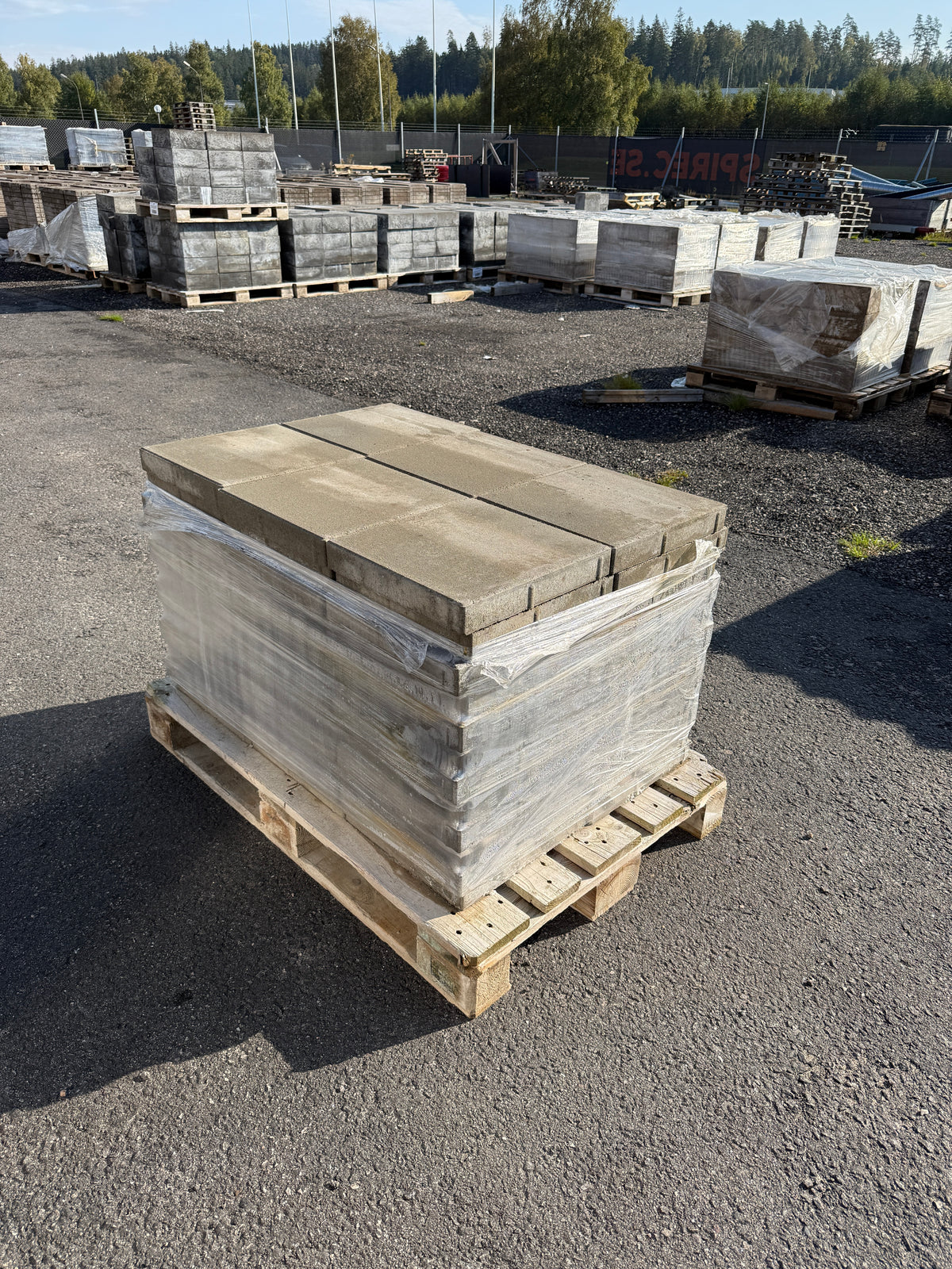 Marksten 50×350×350 mm – Klassisk Helplatta Naturgrå
