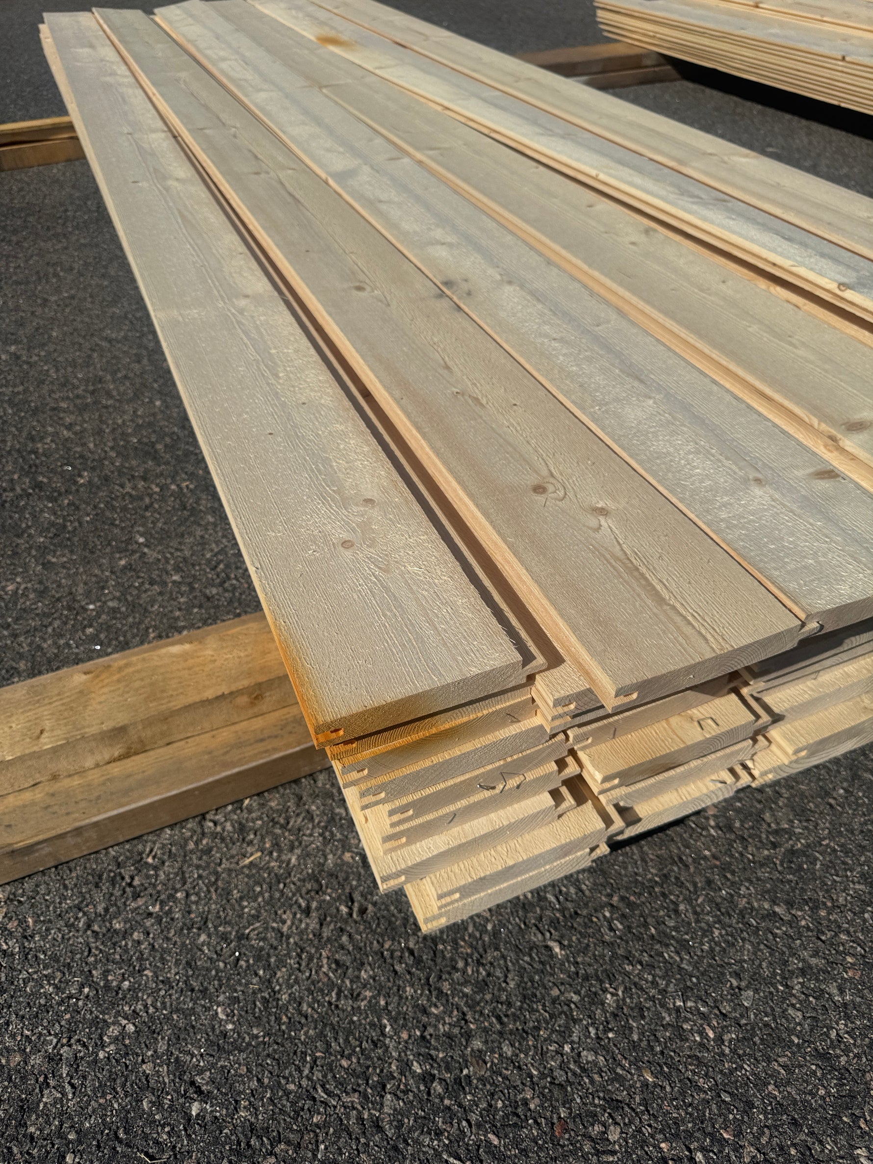 Paket Ytterpanel 22x145mm 2,70m 62st Obehandlad