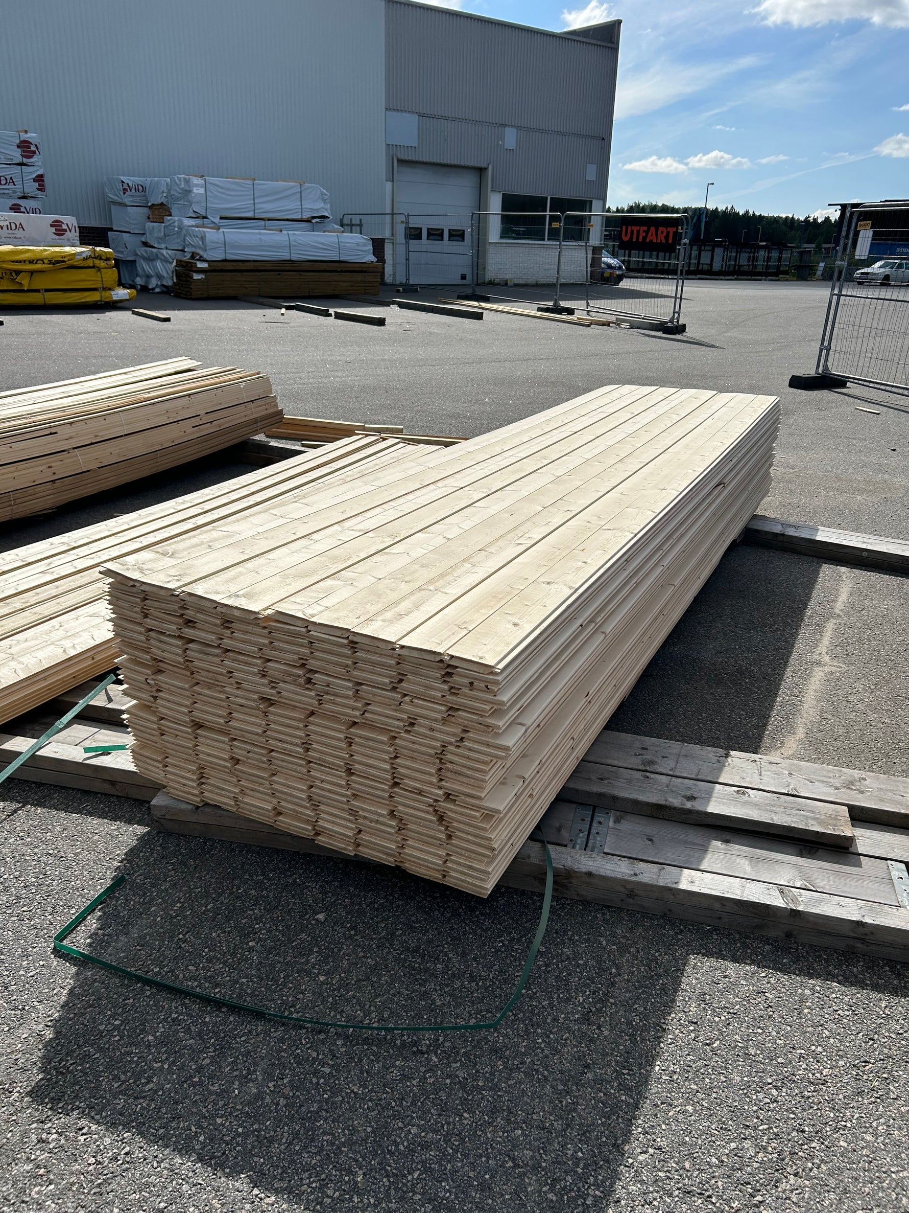 Paket Enkelfasspont 22x120mm 4,20m 225st Obehandlad Gran