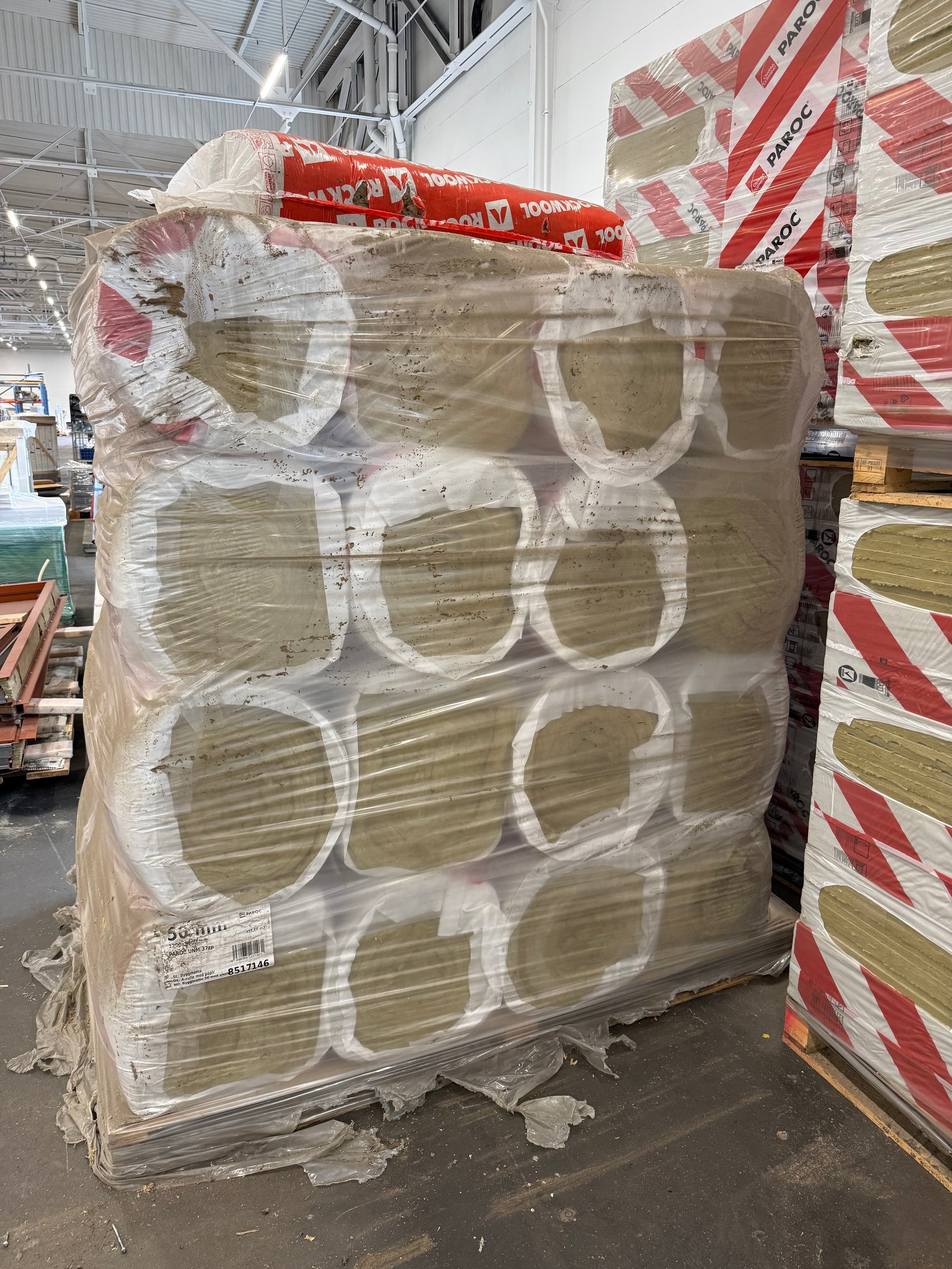 Paroc UNM 37zp Isoleringsrulle 50mm – 9,6 m²/rulle- Säljs per styck
