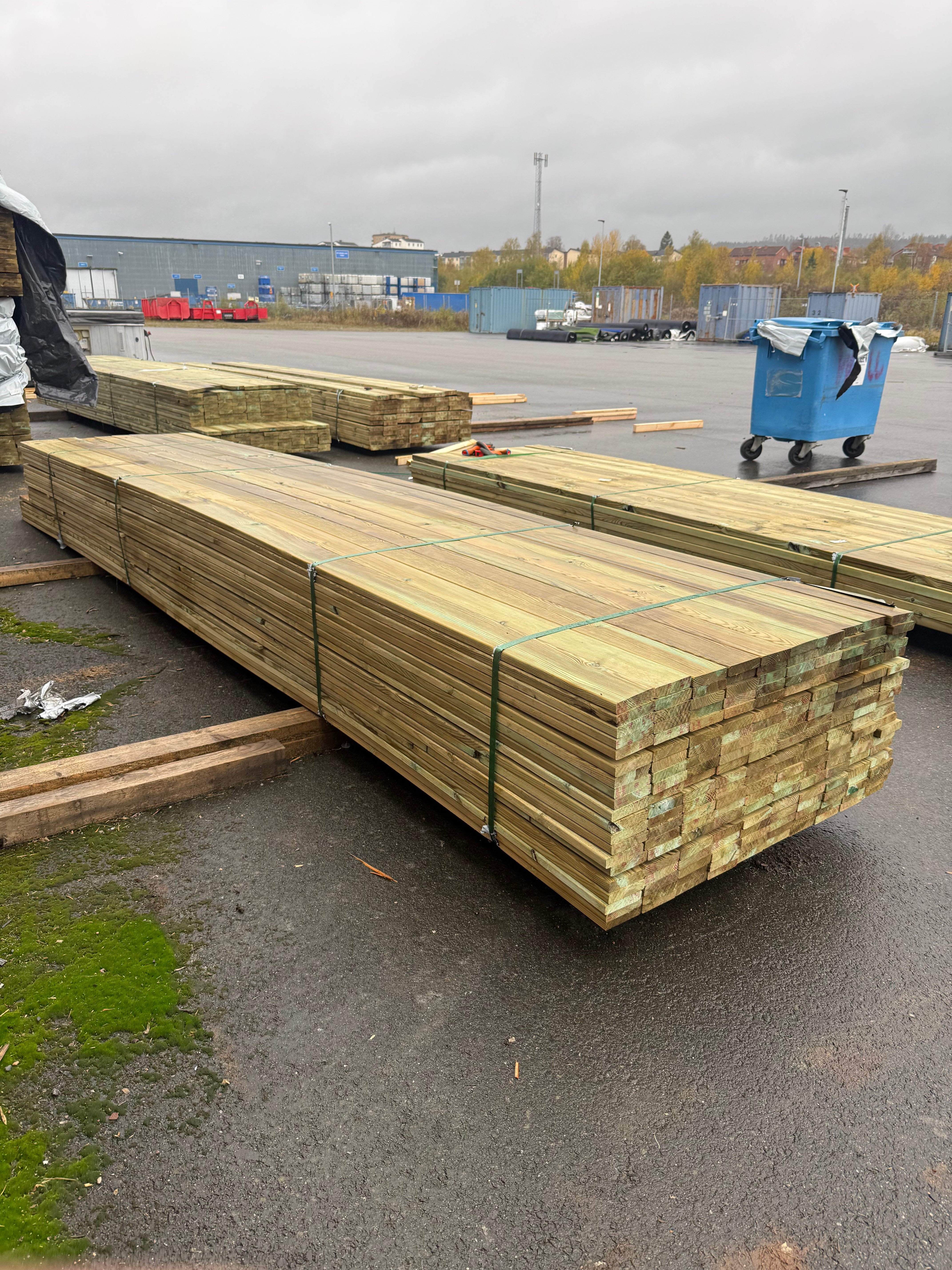 Paket Trall 22x95mm – 200 st (4.50–4.80m) Tryckimpregnerad B-sort