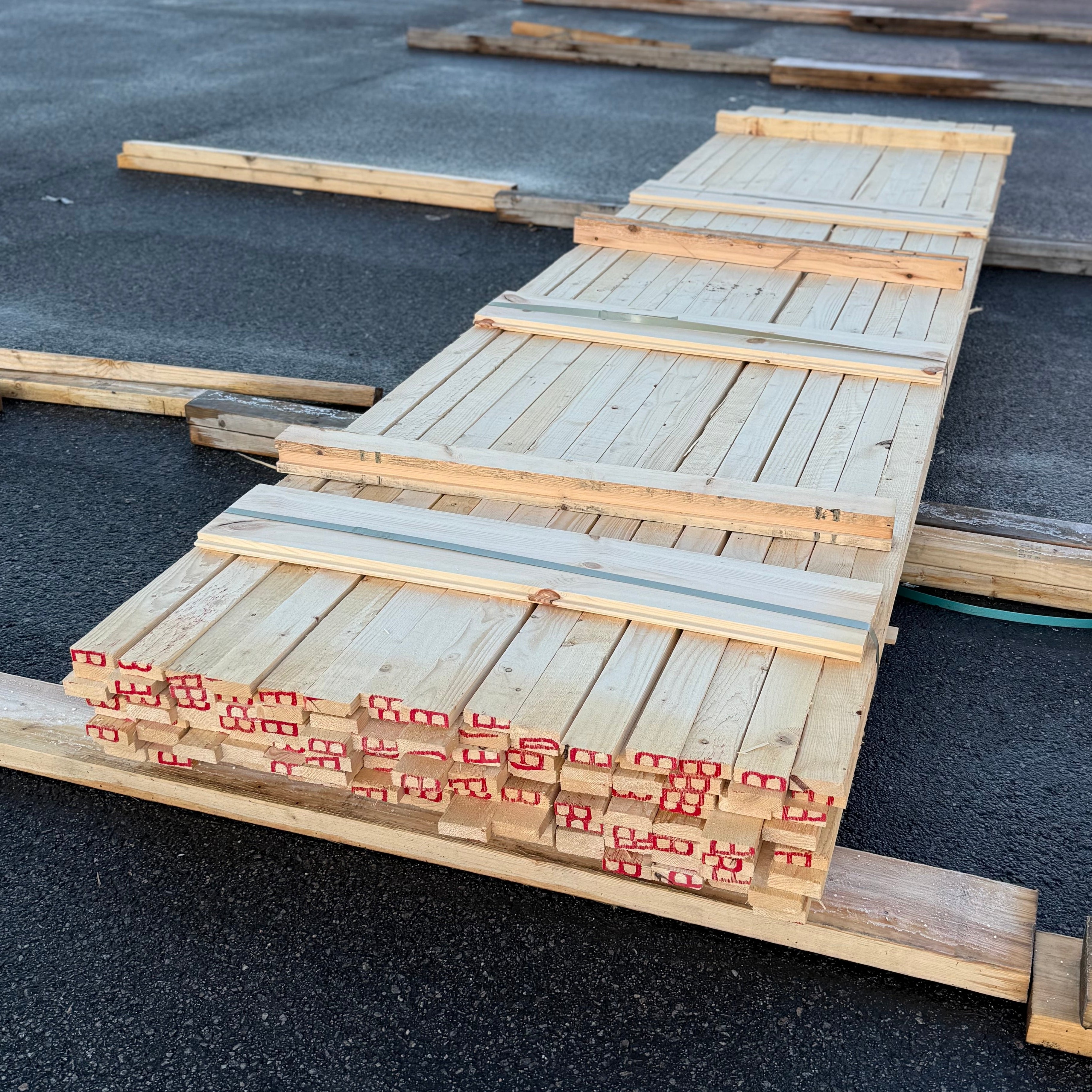 Paket Brädor 19x63mm – 120 st (4,20 m, gran, ohyvlad/råsågad)