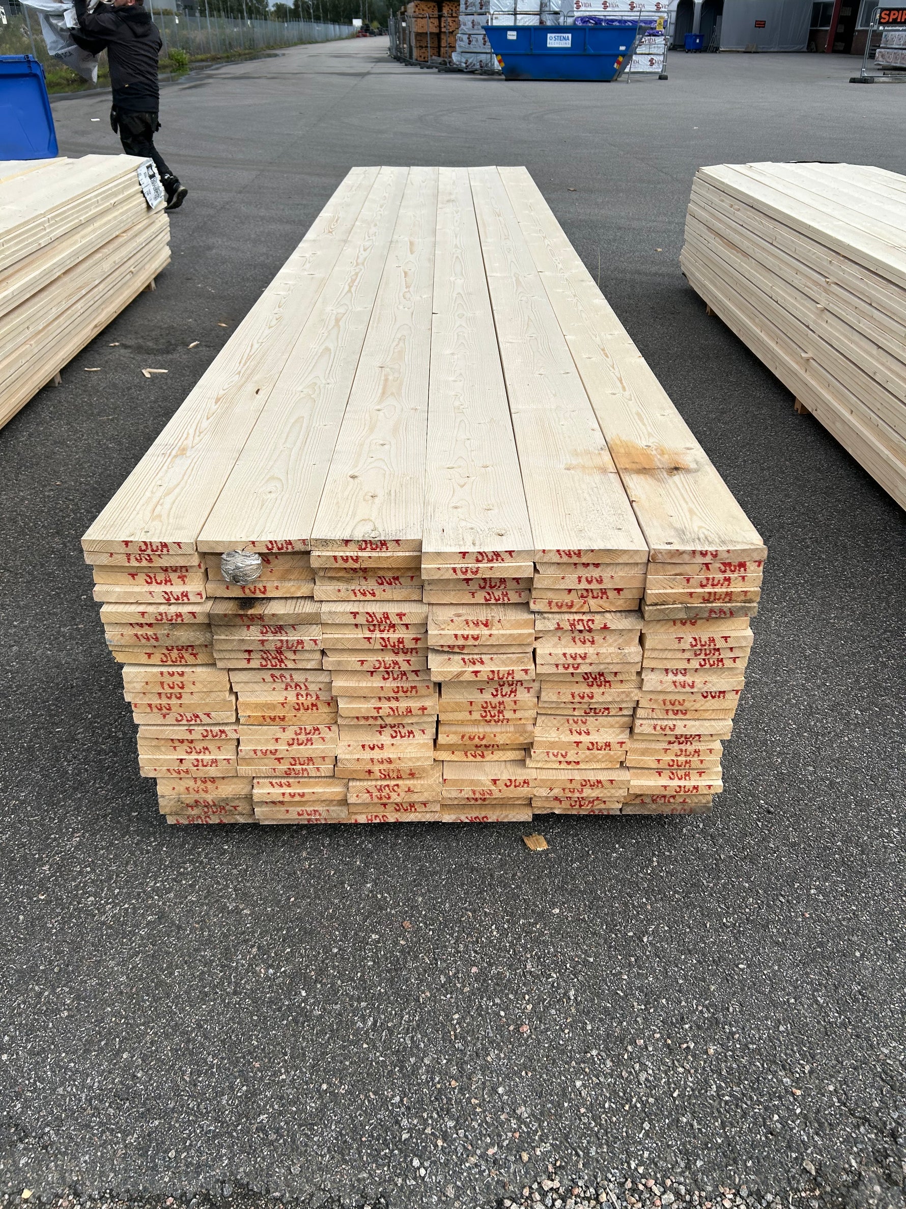 Parti Finsågade Brädor 22x170 mm – 4,80 m Obehandlade