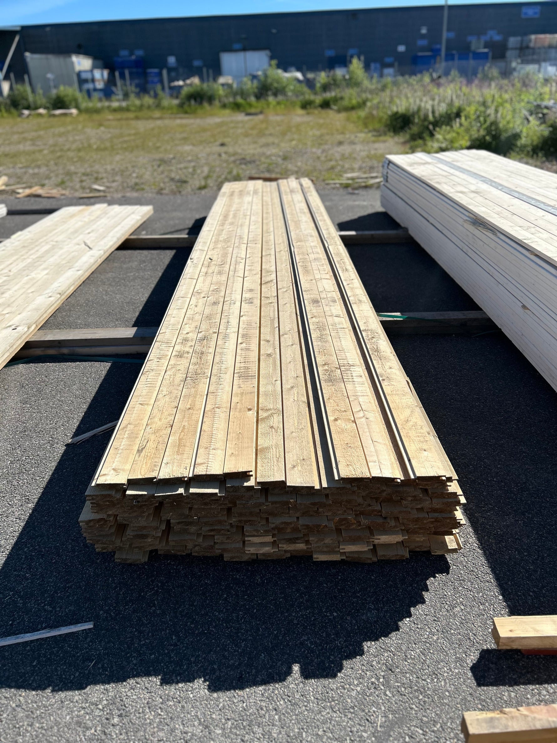 Paket Ytterpanel Spårpanel 22x95mm, 116st 5.40m- Järnvitriol