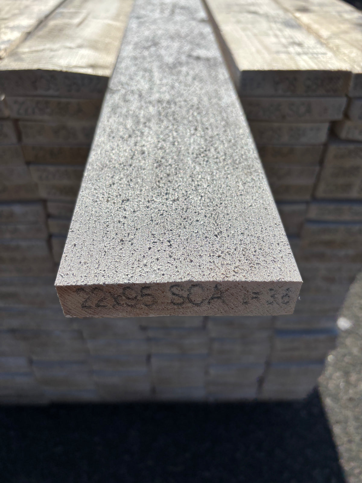 Paket Finsågade Brädor 22x95mm 3,60m 286st Vit Mellanstrukna