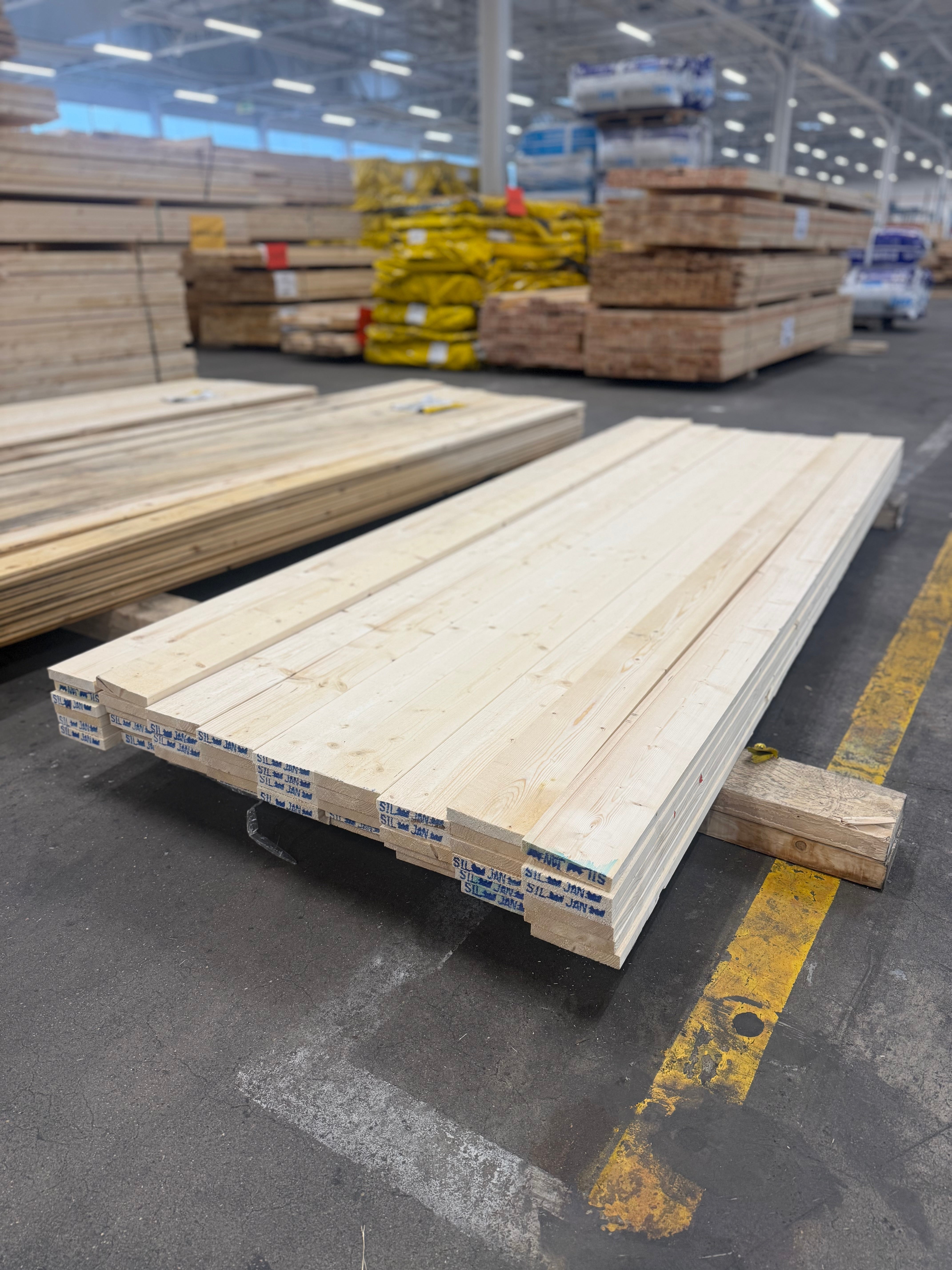 Paket Finsågade Brädor 22x120mm 50st 3.0m