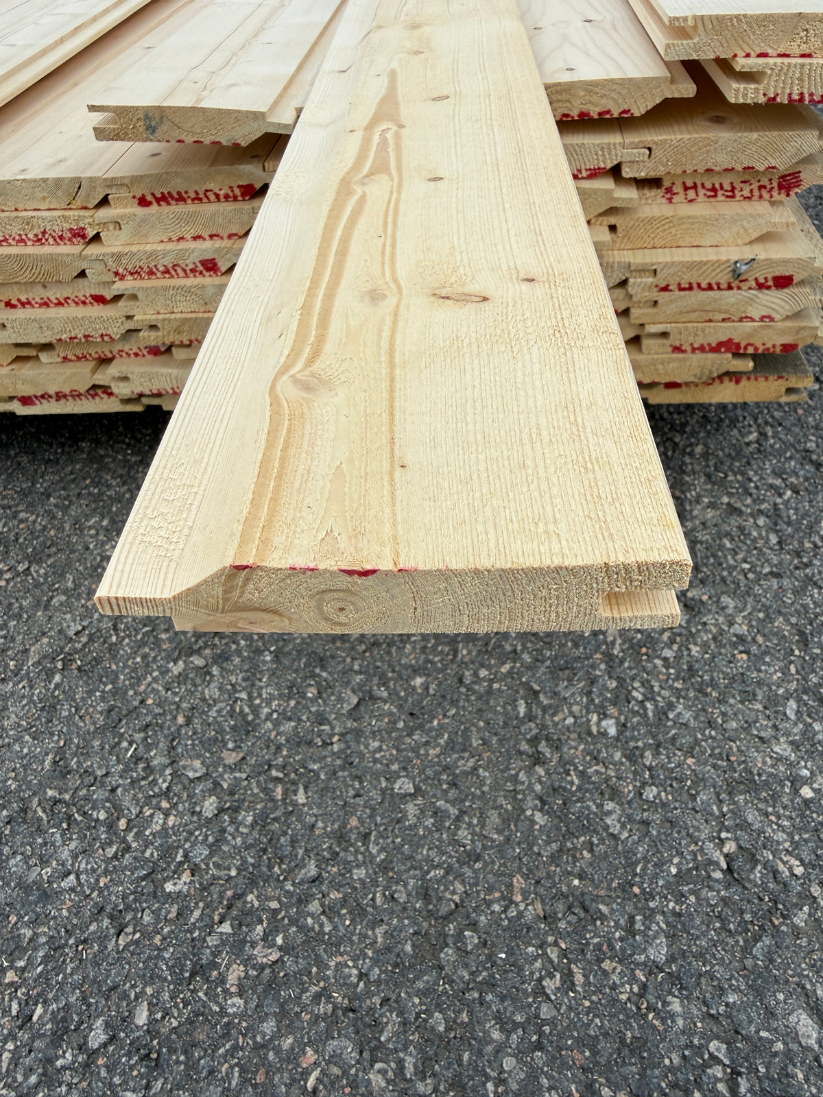 Paket Enkelfasspont 22x120mm, 82st 3,60m- Obehandlad
