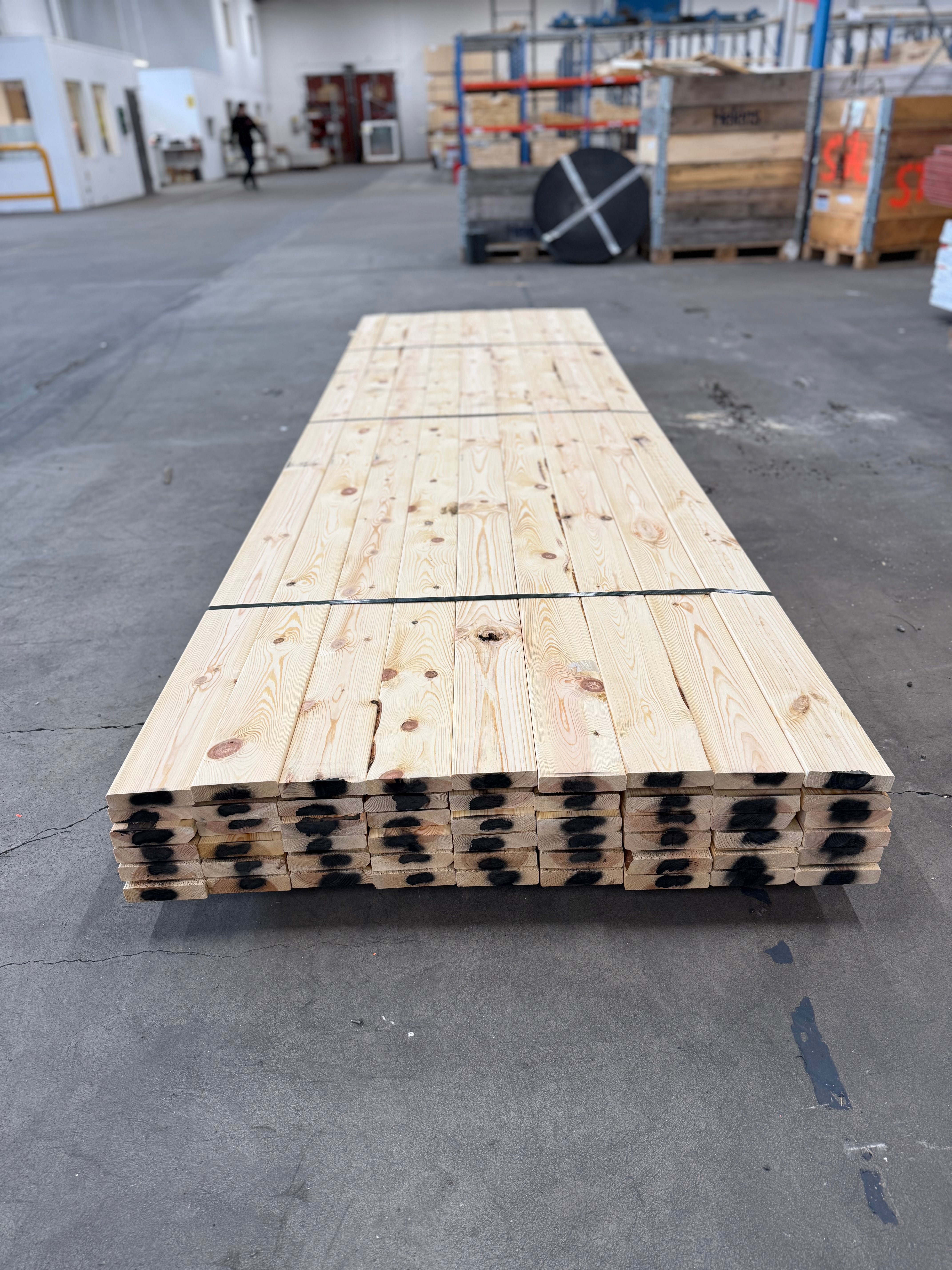 Paket Hyvlade Brädor 28x120mm, 3.60m- 54st (Furu) B-sortering