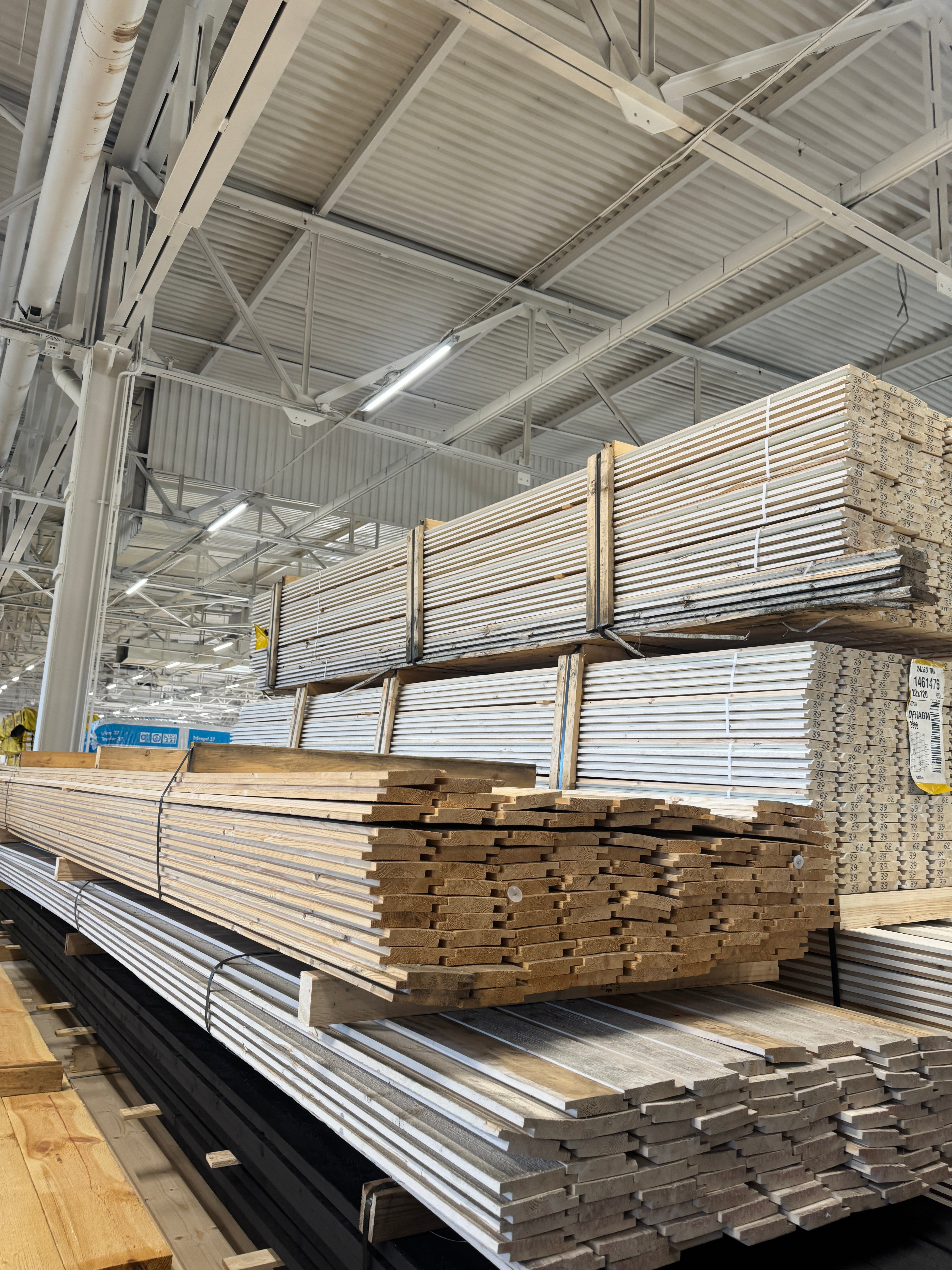 Paket Ytterpanel 22x120mm 111st 4.20m – Obehandlad Gran