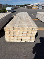 Paket Ytterpanel Dubbelfas Halvspont 22x145mm, 174st 4.20m Grundmålad Vit