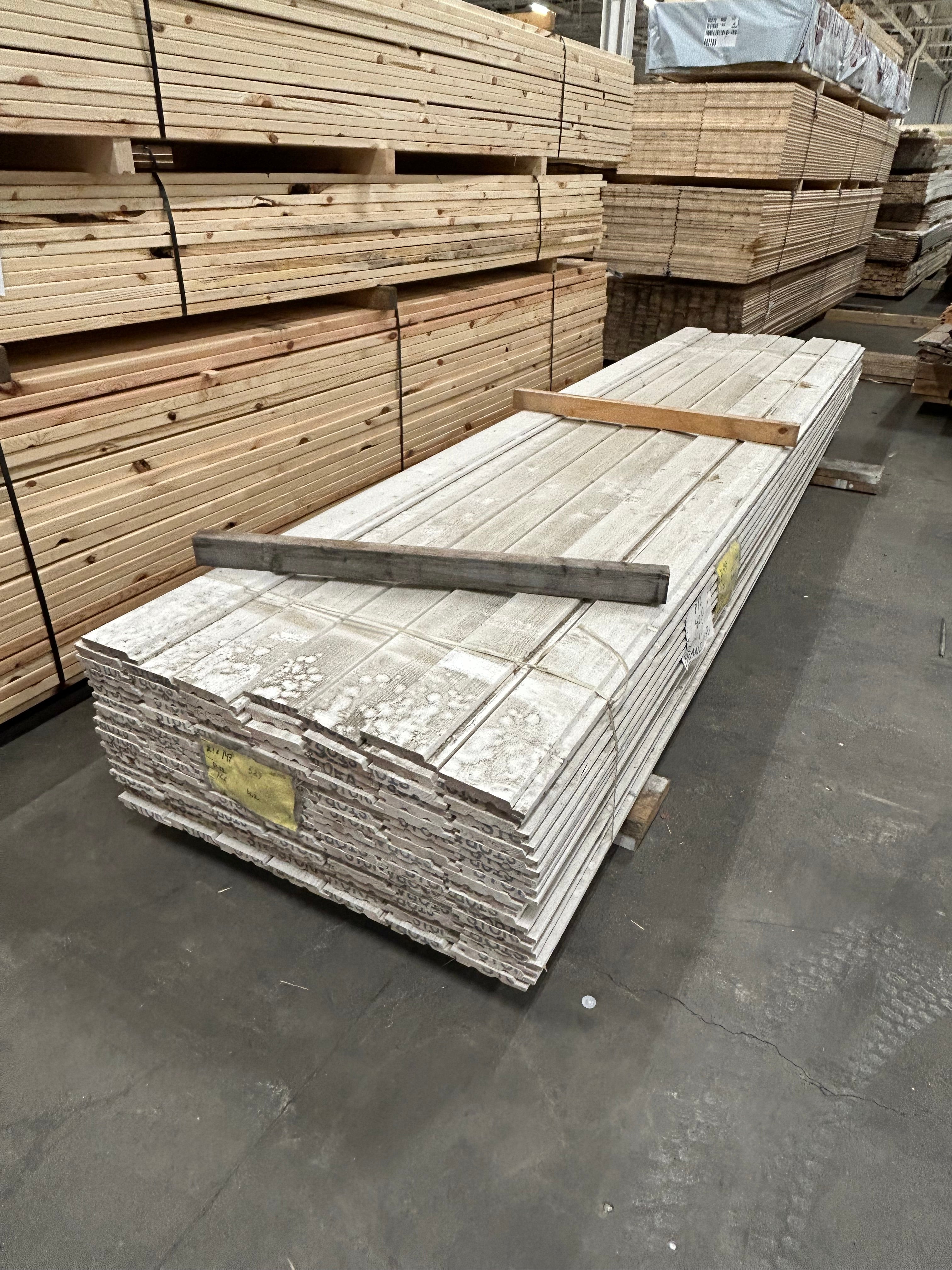 Paket Ytterpanel Falsad Enkelfas 21x147 mm – 126 st 4,20 m Vit