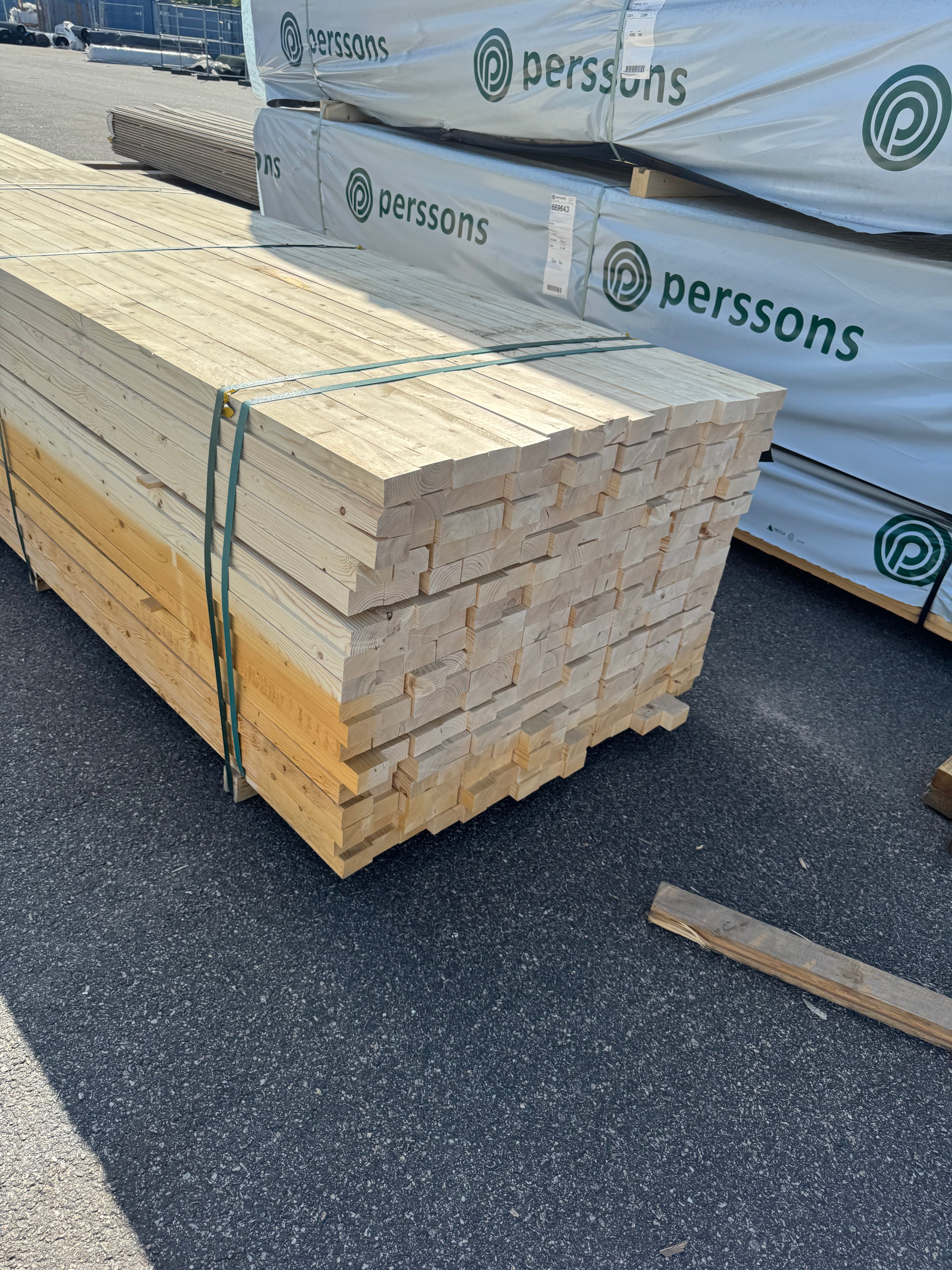 Paket Reglar 40x60 – 272st (2.70 m) – Obehandlad