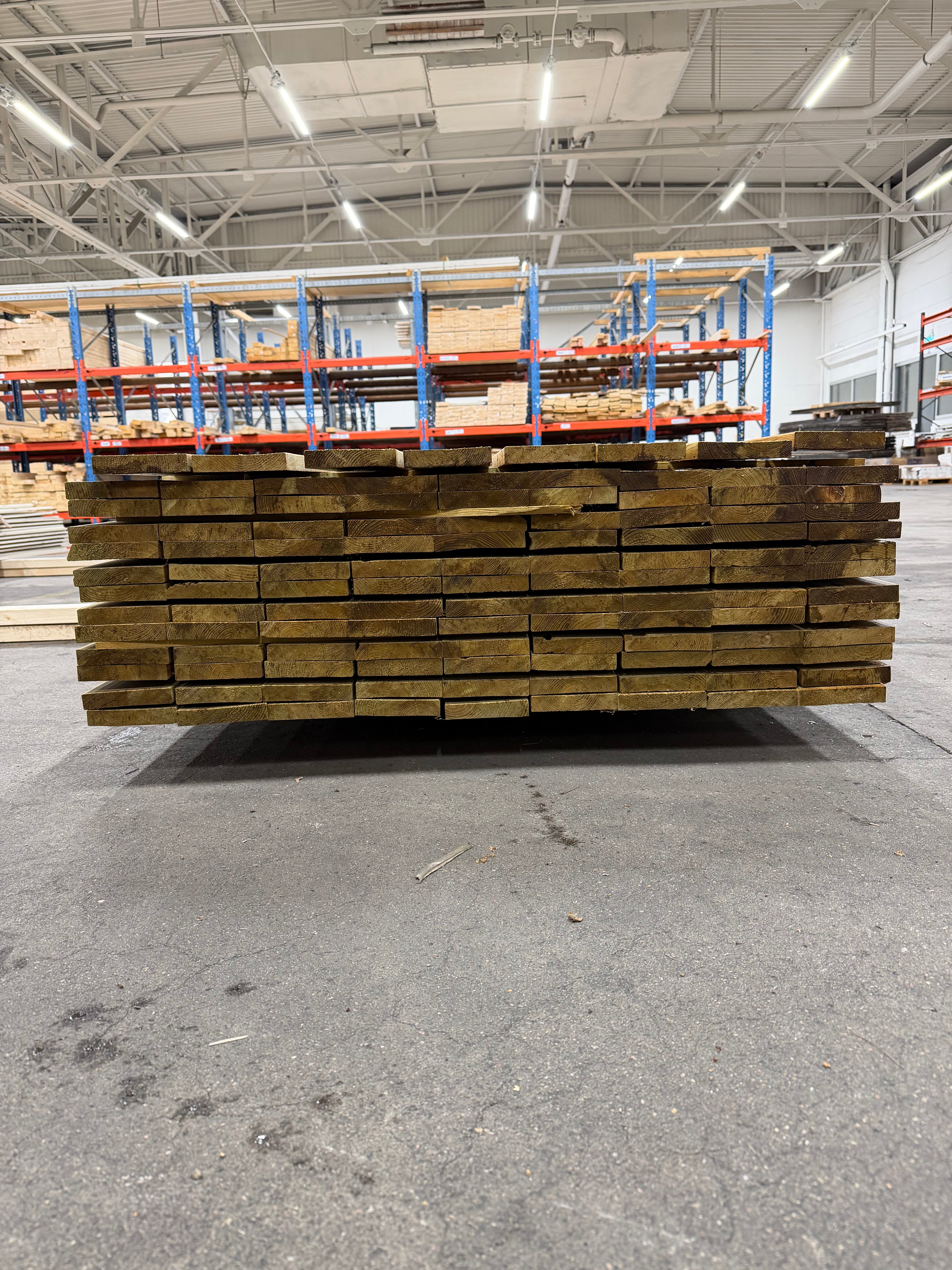 Paket Finsågad Panel 22x120 mm – 116 st 4,8 m, furu Tryckimpregnerad