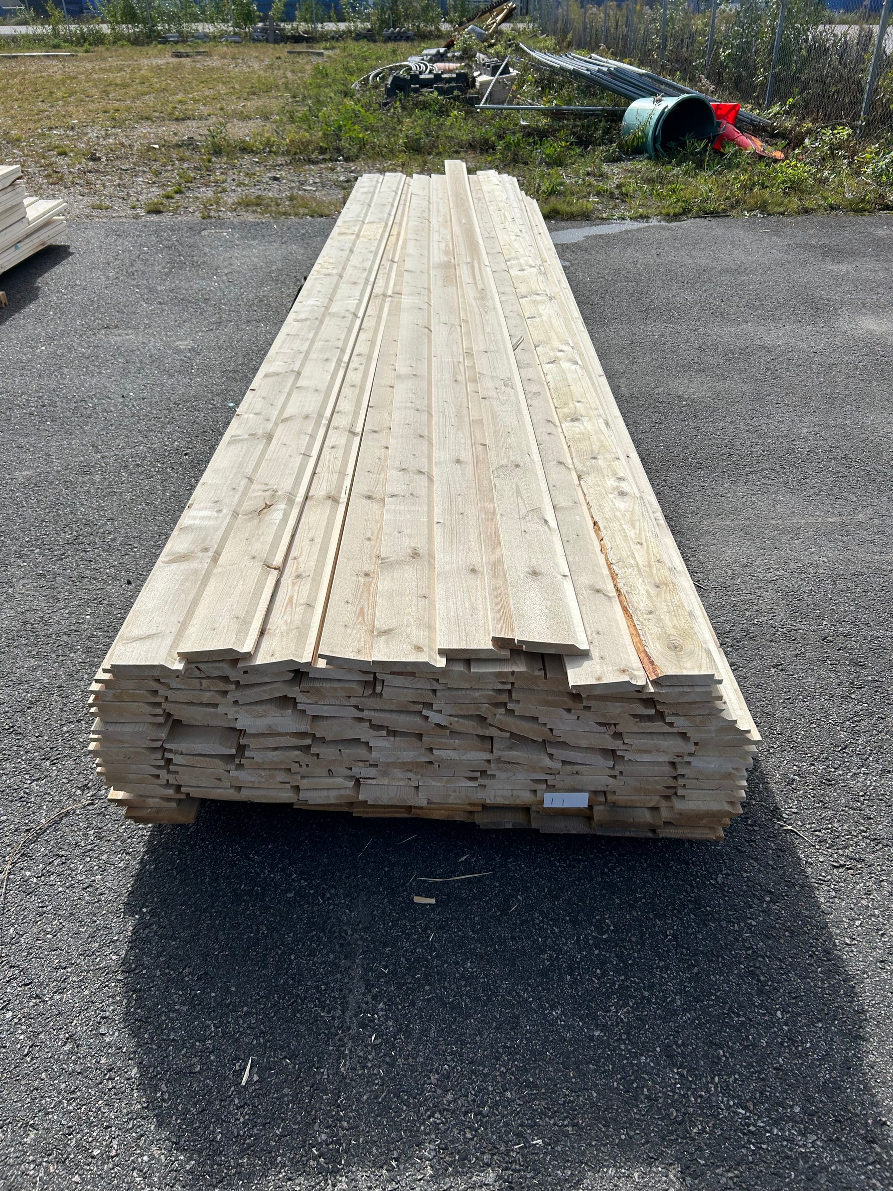 Paket Enkelfas Halvspont 22x120 mm – 4,80 m (Andra sortering)