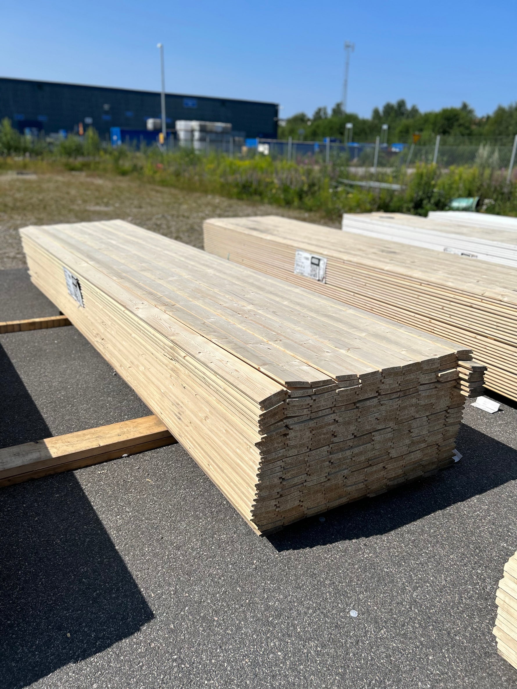 Paket Ytterpanel 22x120mm 4.80m 260st- Obehandlade