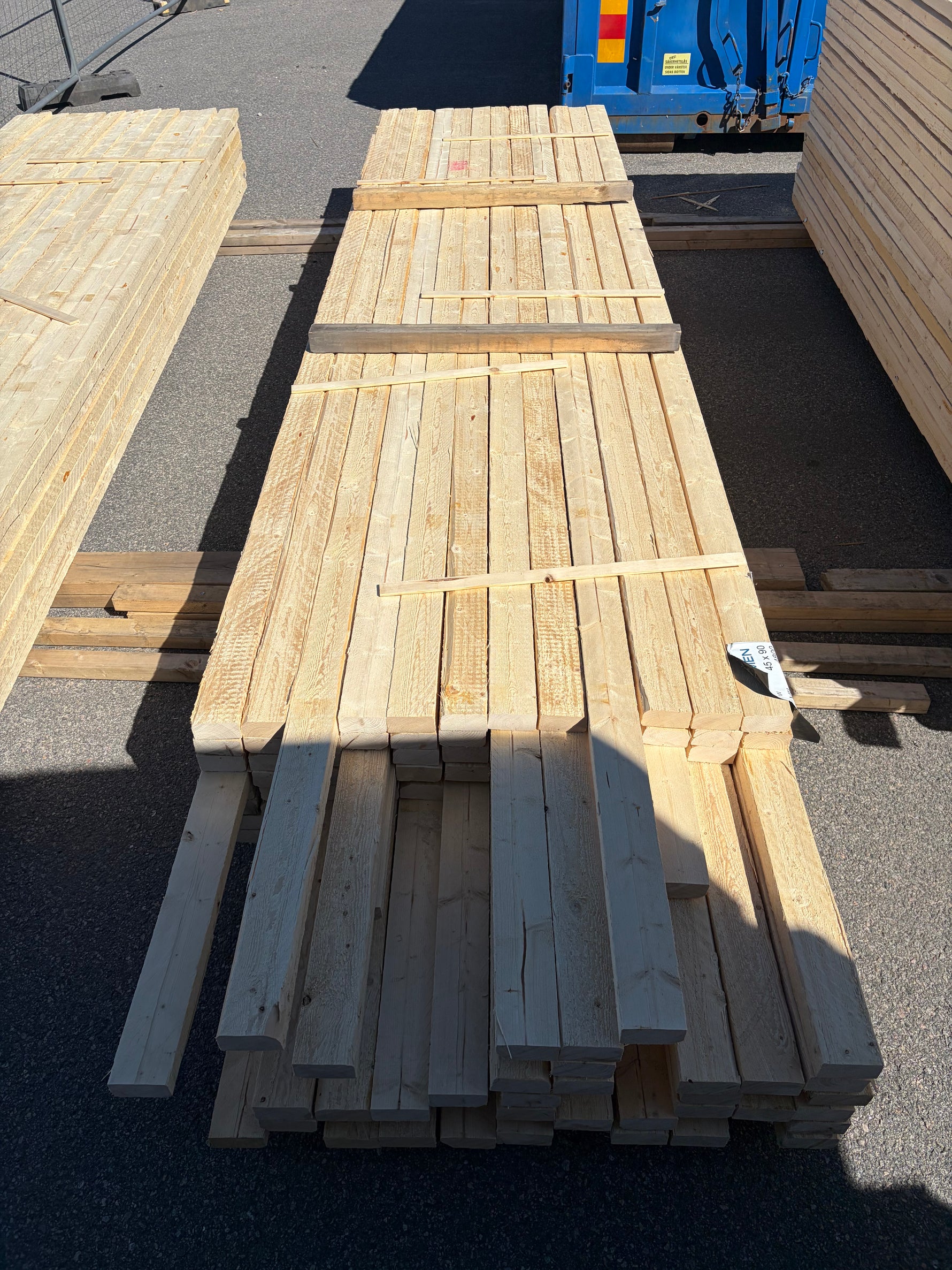 Paket Ohyvlade Reglar 45x90mm, 96st (4,2–4,8m) - Spirec