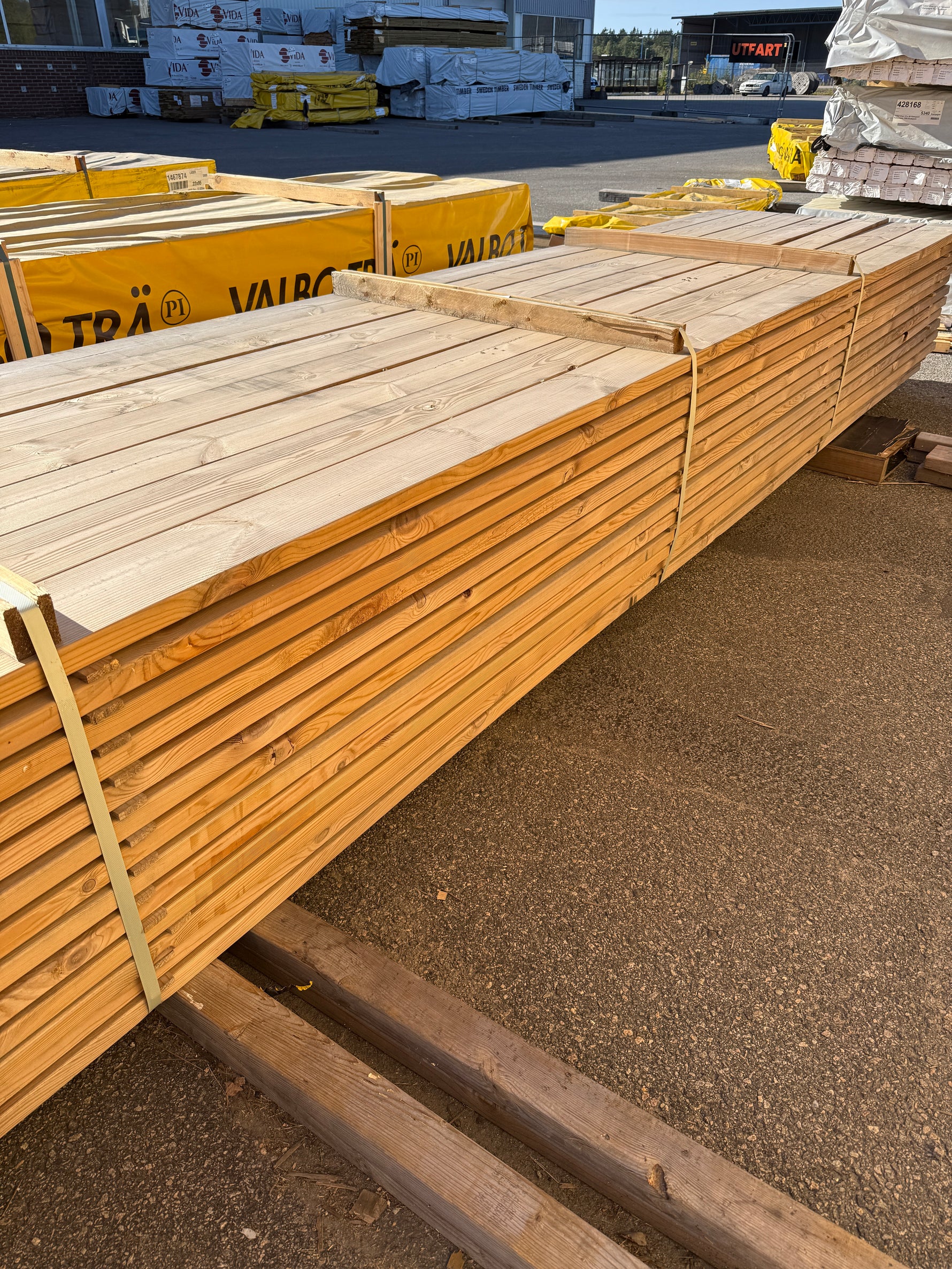Paket Tryckimpregnerad Trall 34x145mm 4,50m 91st- Furu