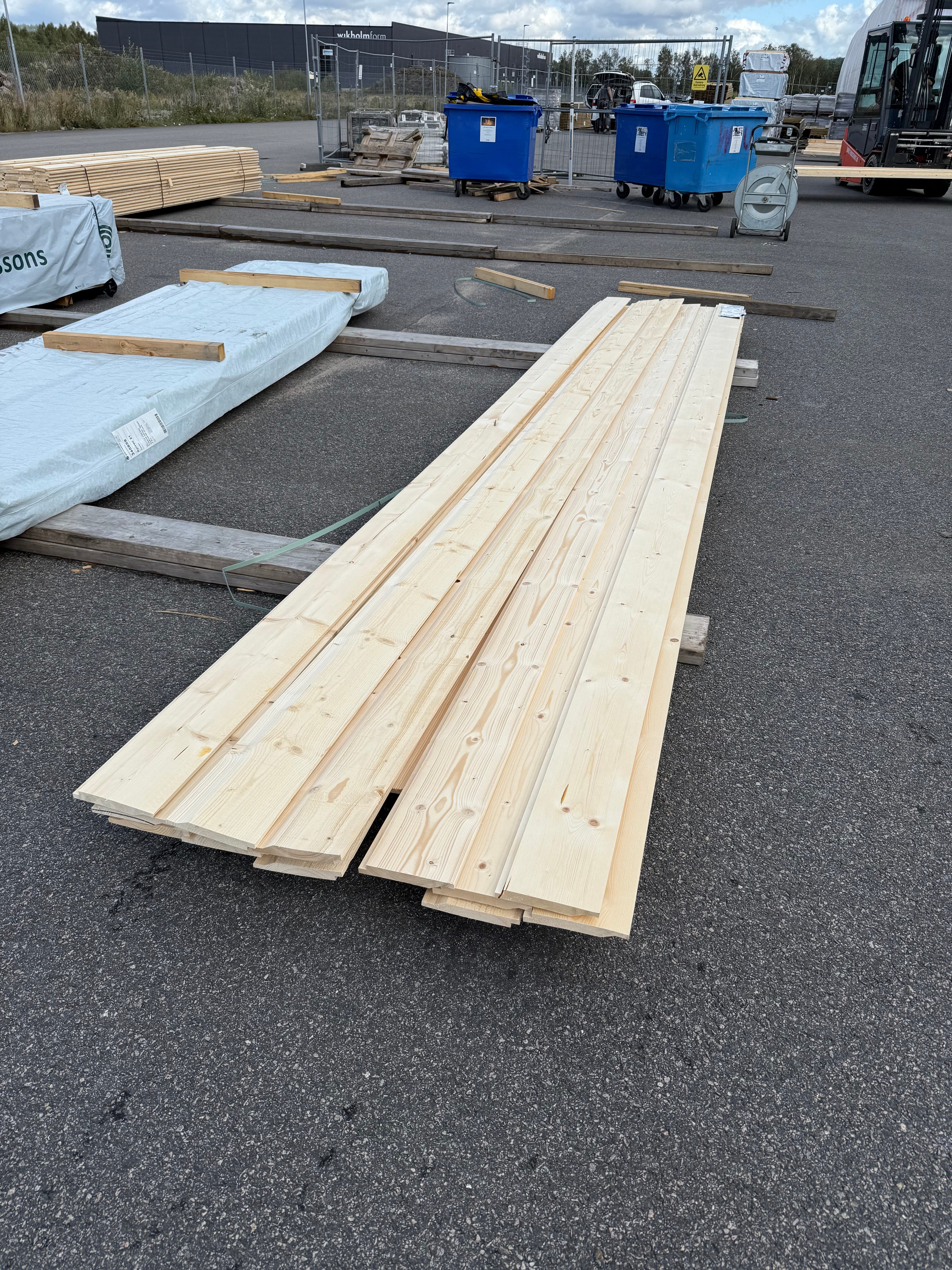 Paket Norgepanel 21x170mm 5.10m 14st